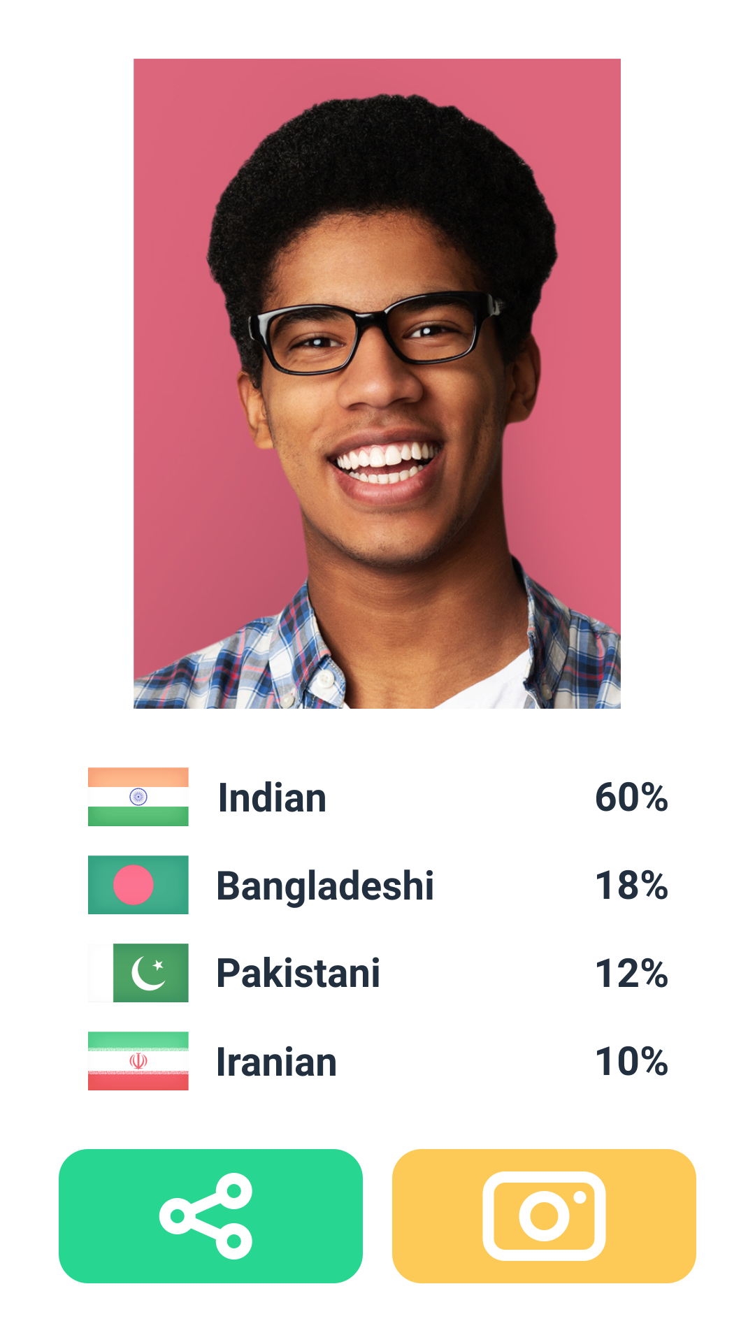 اسکرین شات 5 برنامه Nation face scanner