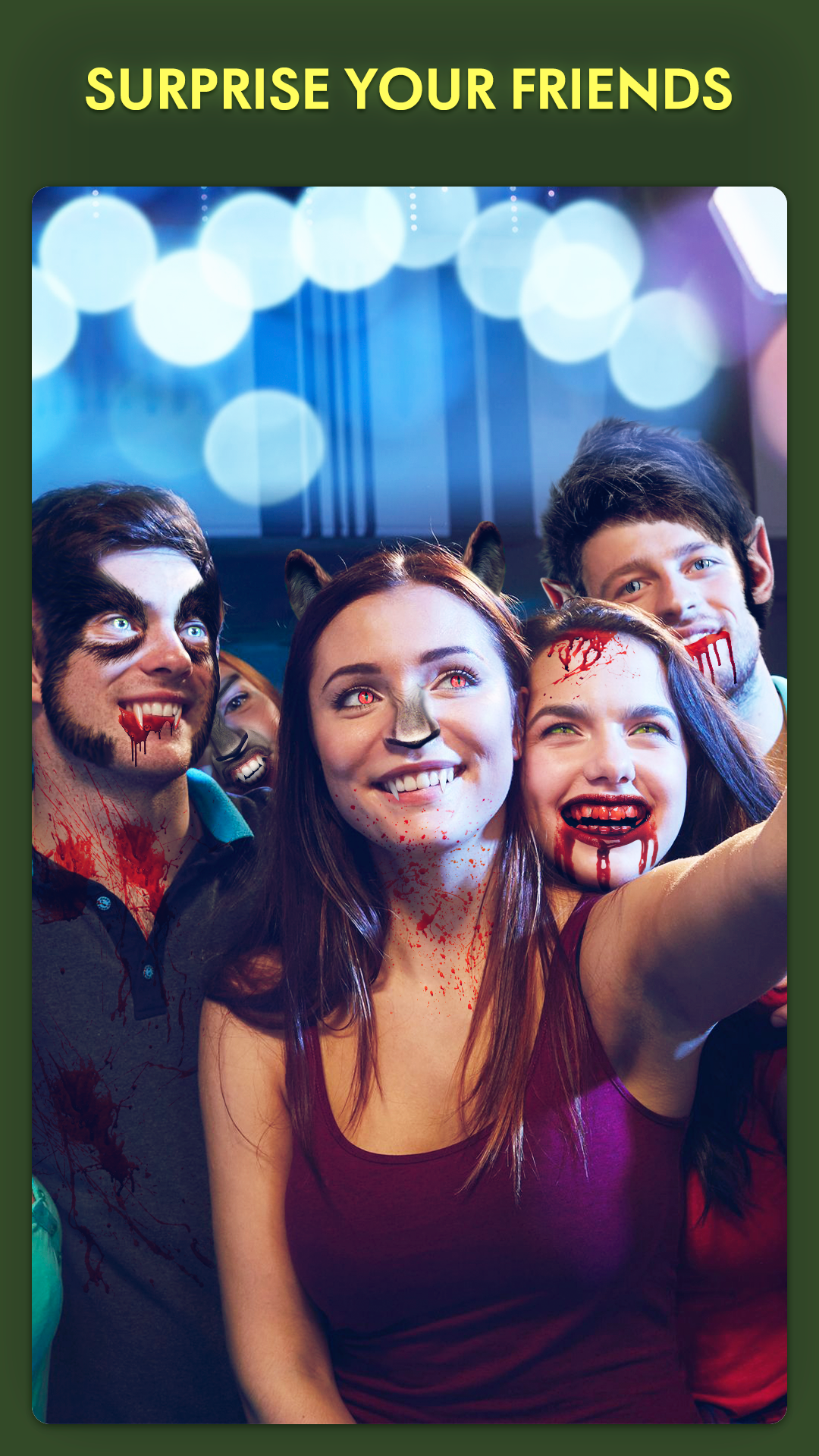 اسکرین شات 3 برنامه Werewolf Masks: Photo Editor
