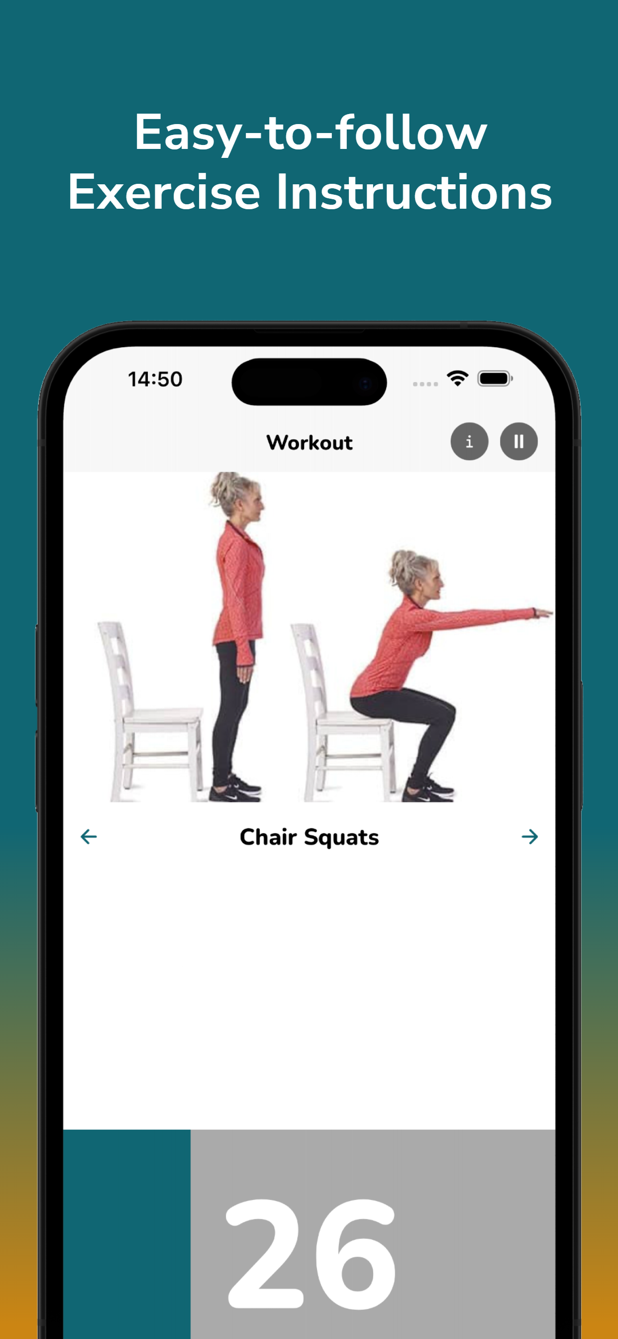 اسکرین شات 5 برنامه Exercise Plan for Seniors