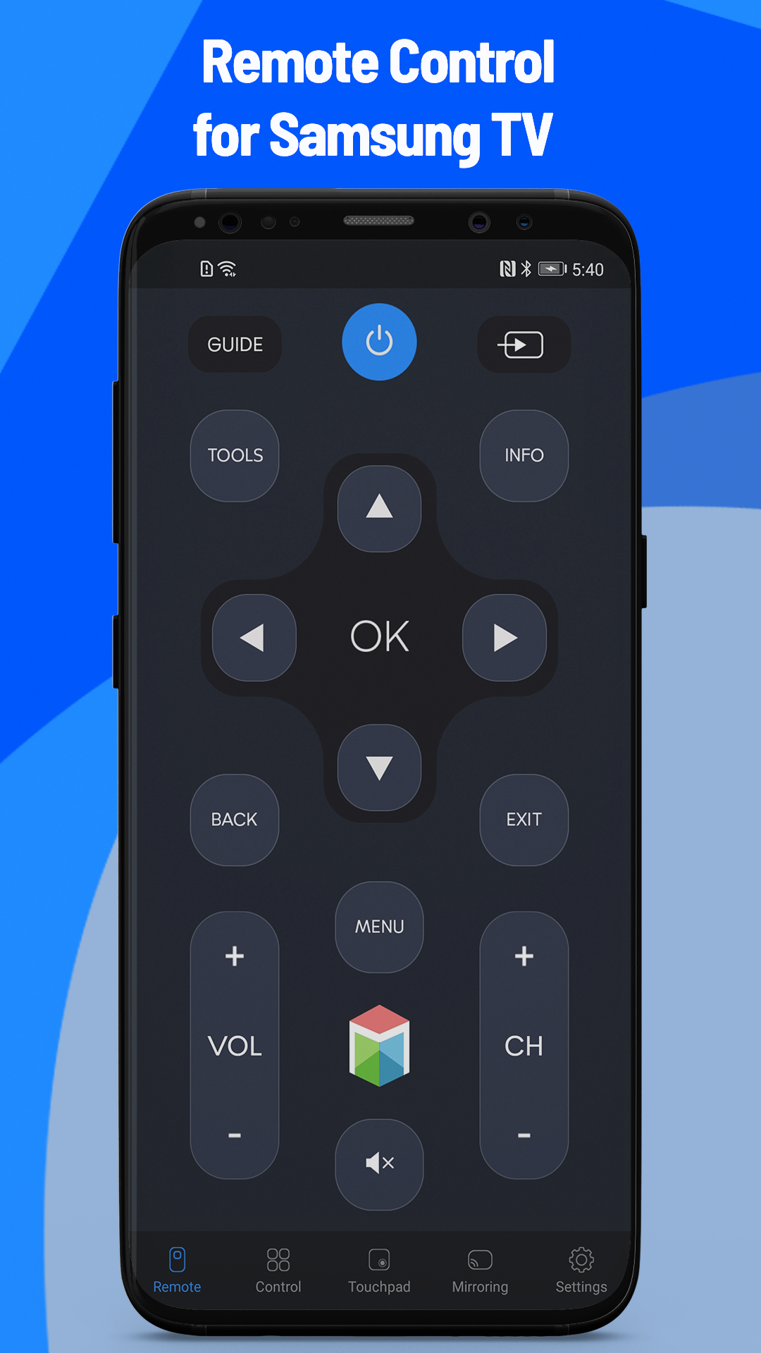 اسکرین شات 1 برنامه Remote Control for Samsung TV