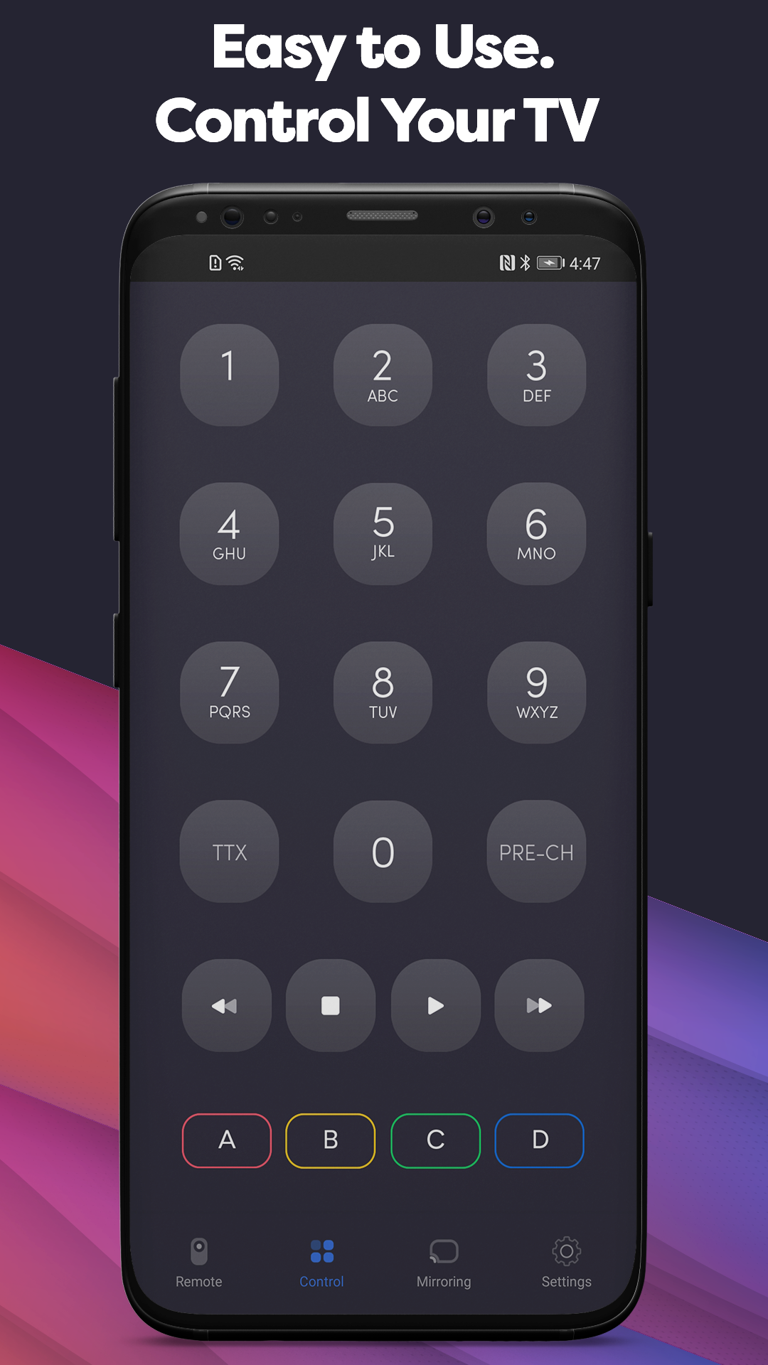 اسکرین شات 2 برنامه Universal TV Remote Control
