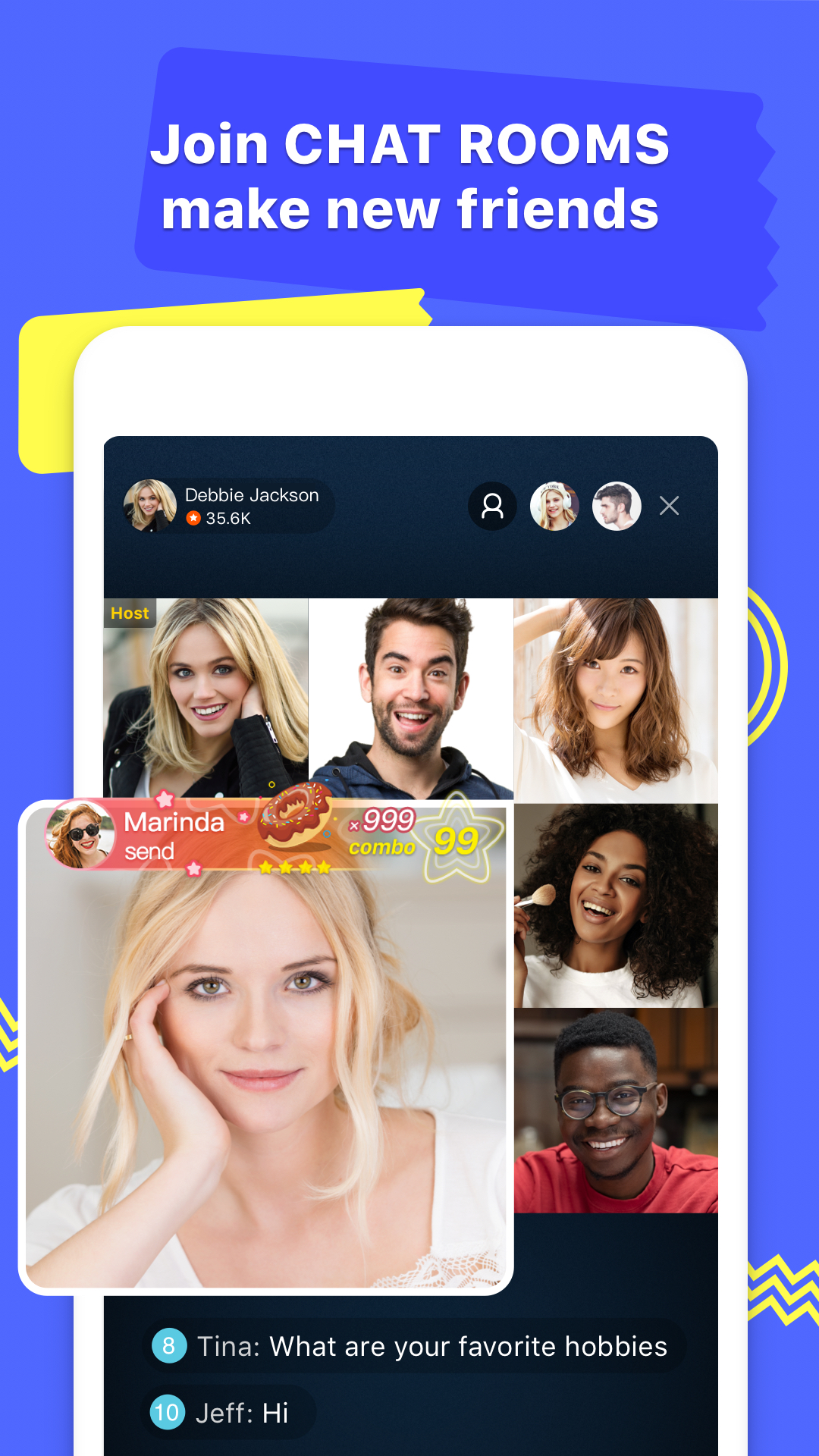 اسکرین شات 6 برنامه Tik Live - Get Fun & Go Live