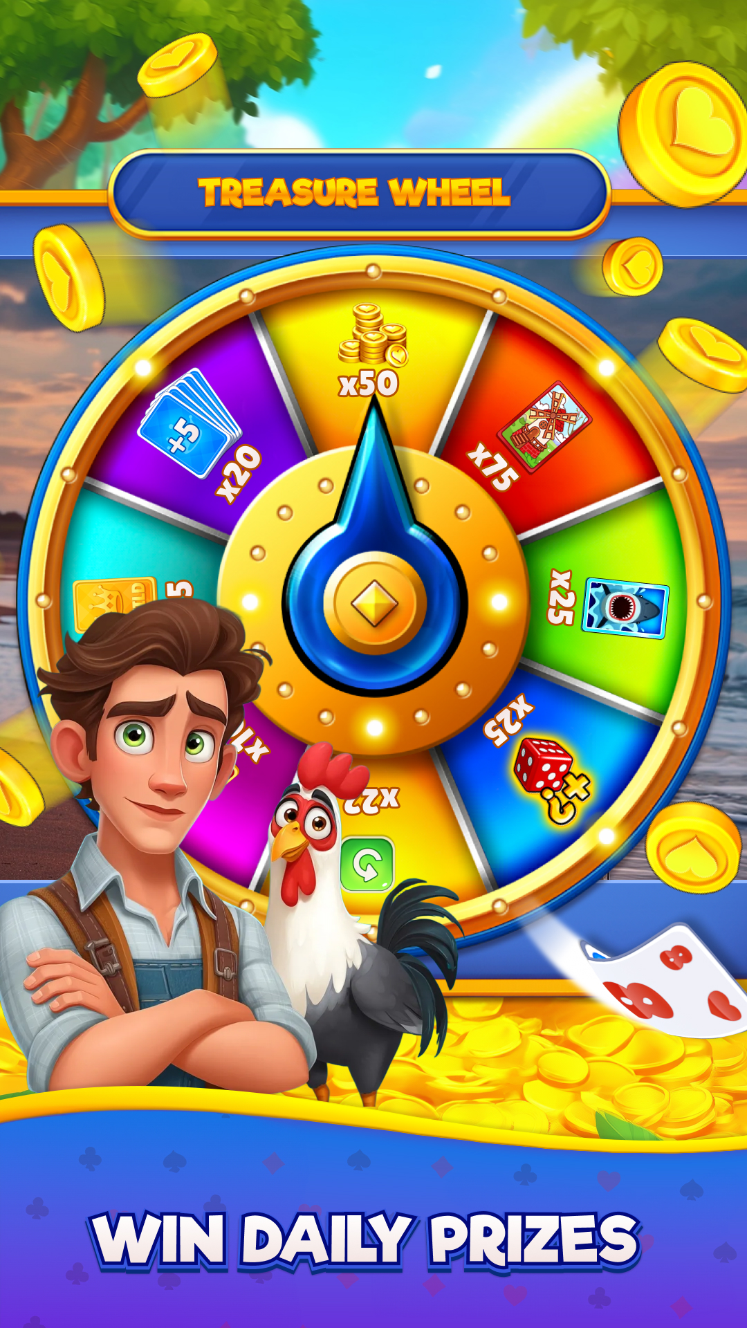 اسکرین شات 5 بازی Solitaire TriPeaks Card