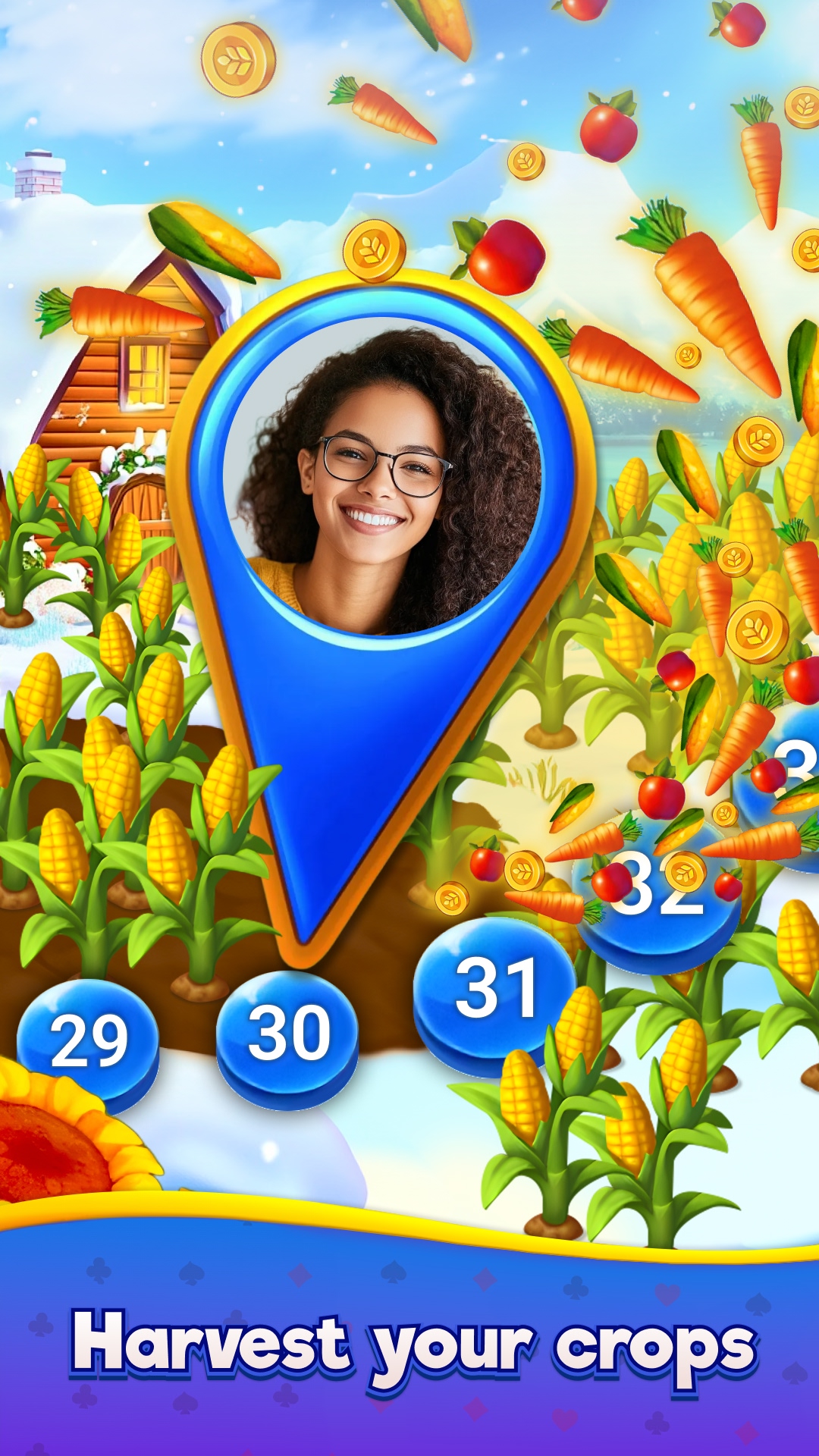 اسکرین شات 3 بازی Solitaire TriPeaks Card