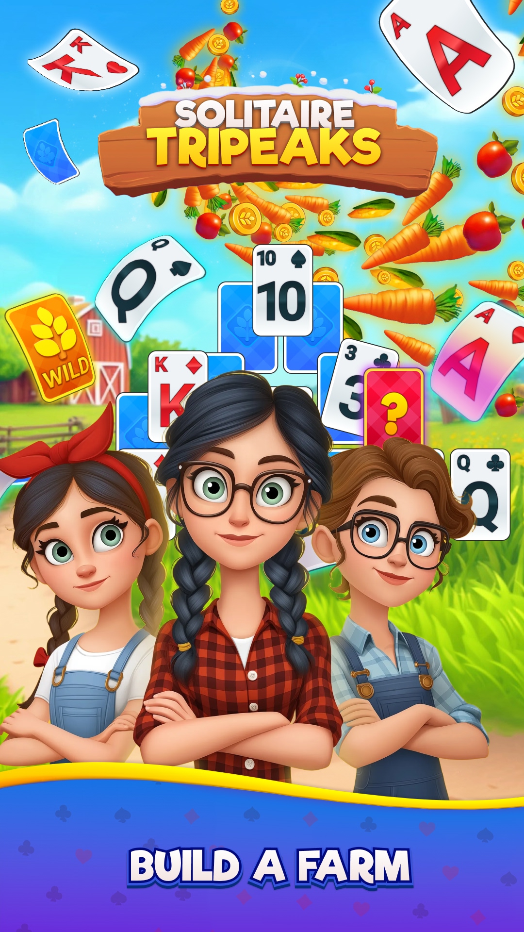 اسکرین شات 1 بازی Solitaire TriPeaks Card