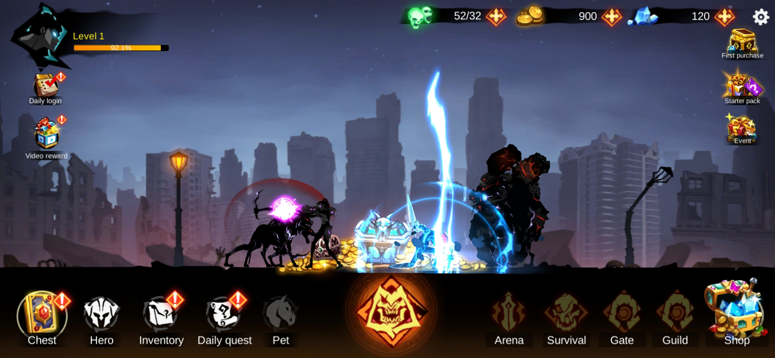 اسکرین شات 5 بازی Shadow Lord: Legends Knight