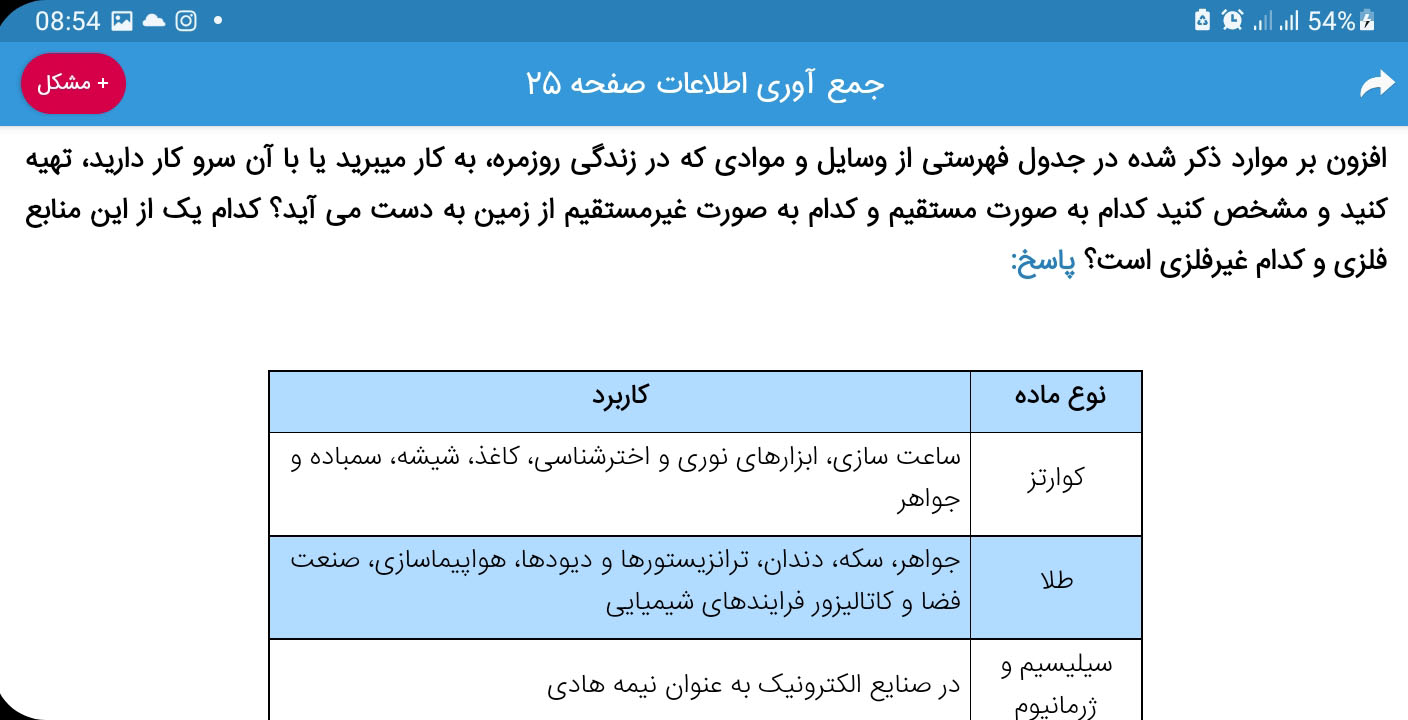 اسکرین شات 6 برنامه گام به گام یازدهم تجربی