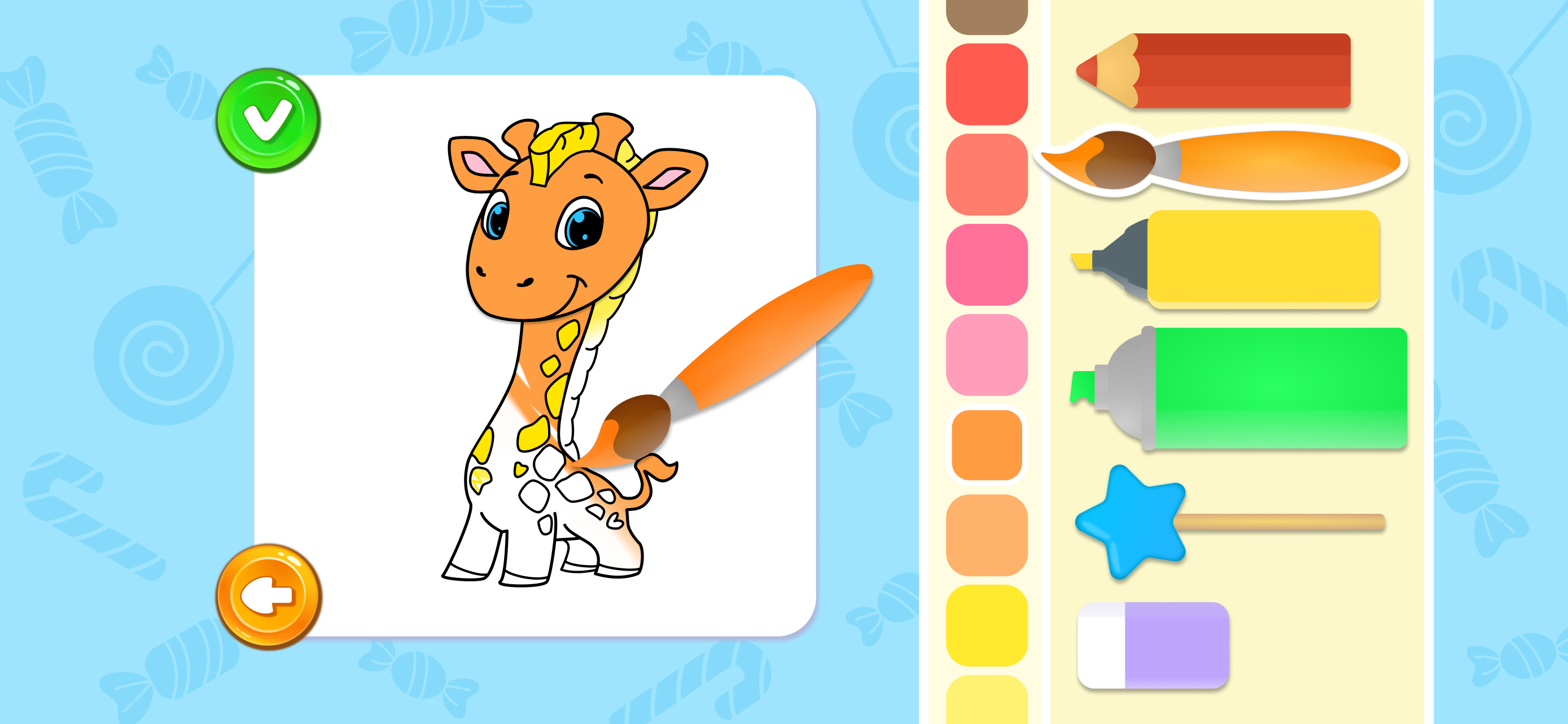 اسکرین شات 1 بازی Shapes and Colors Baby Games