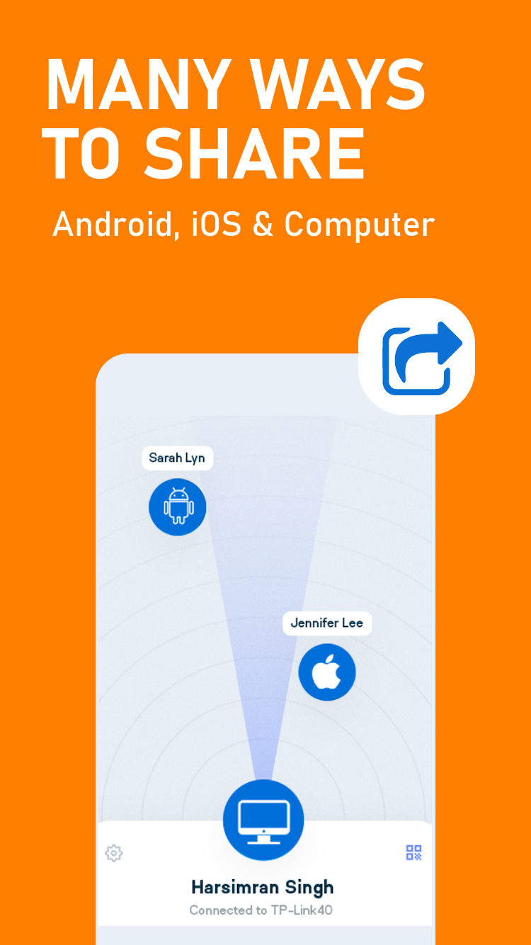 اسکرین شات 5 برنامه Share Pro : File Sender