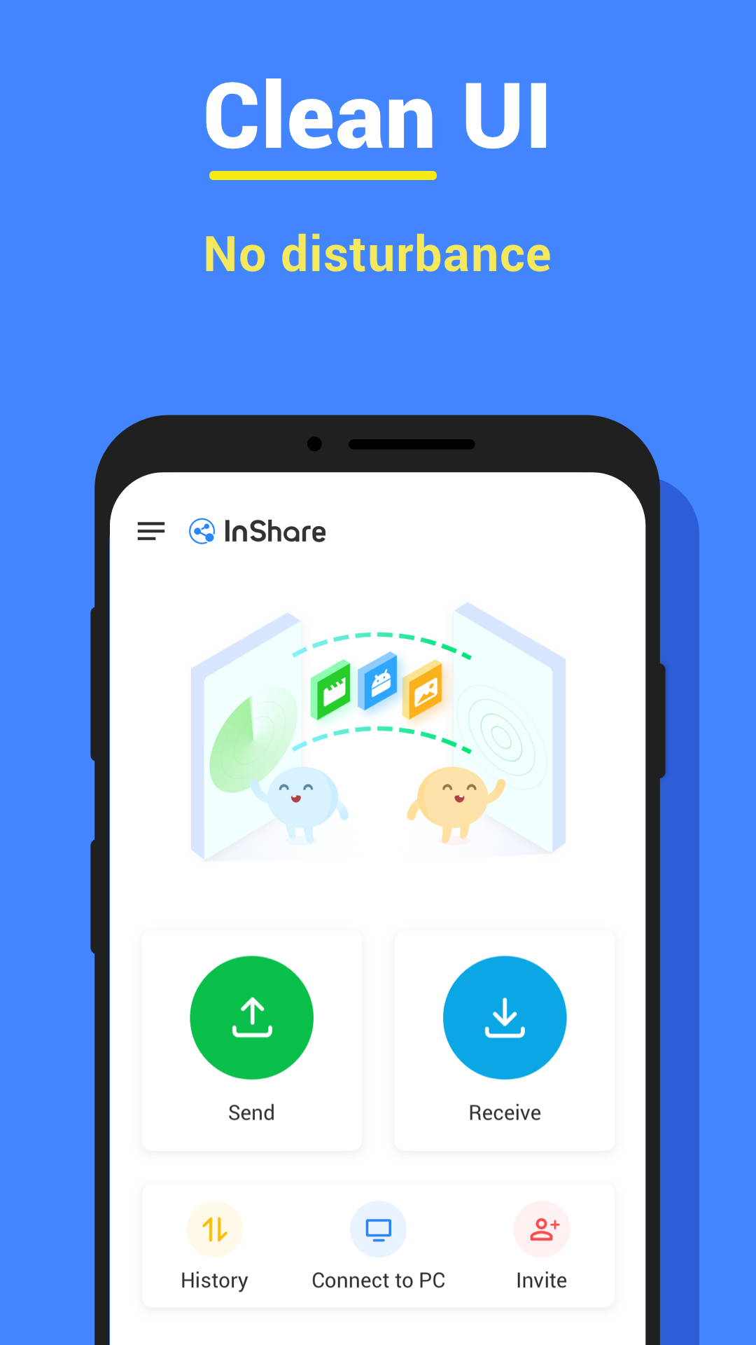 اسکرین شات 3 برنامه File Sharing - InShare