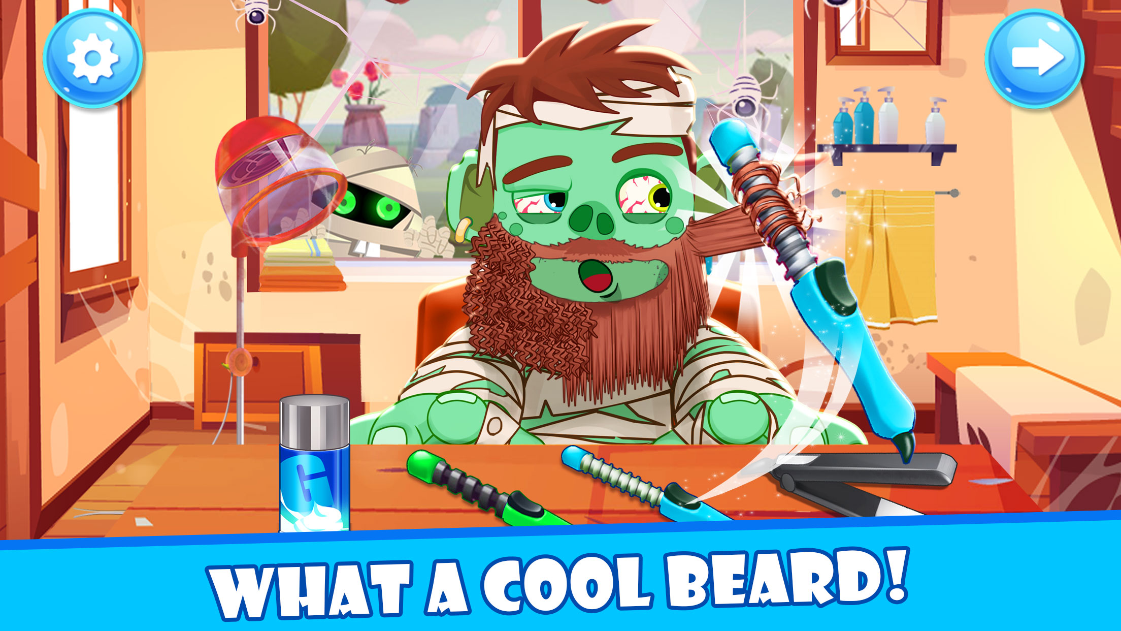 اسکرین شات 6 بازی Makeover Games Shave Salon