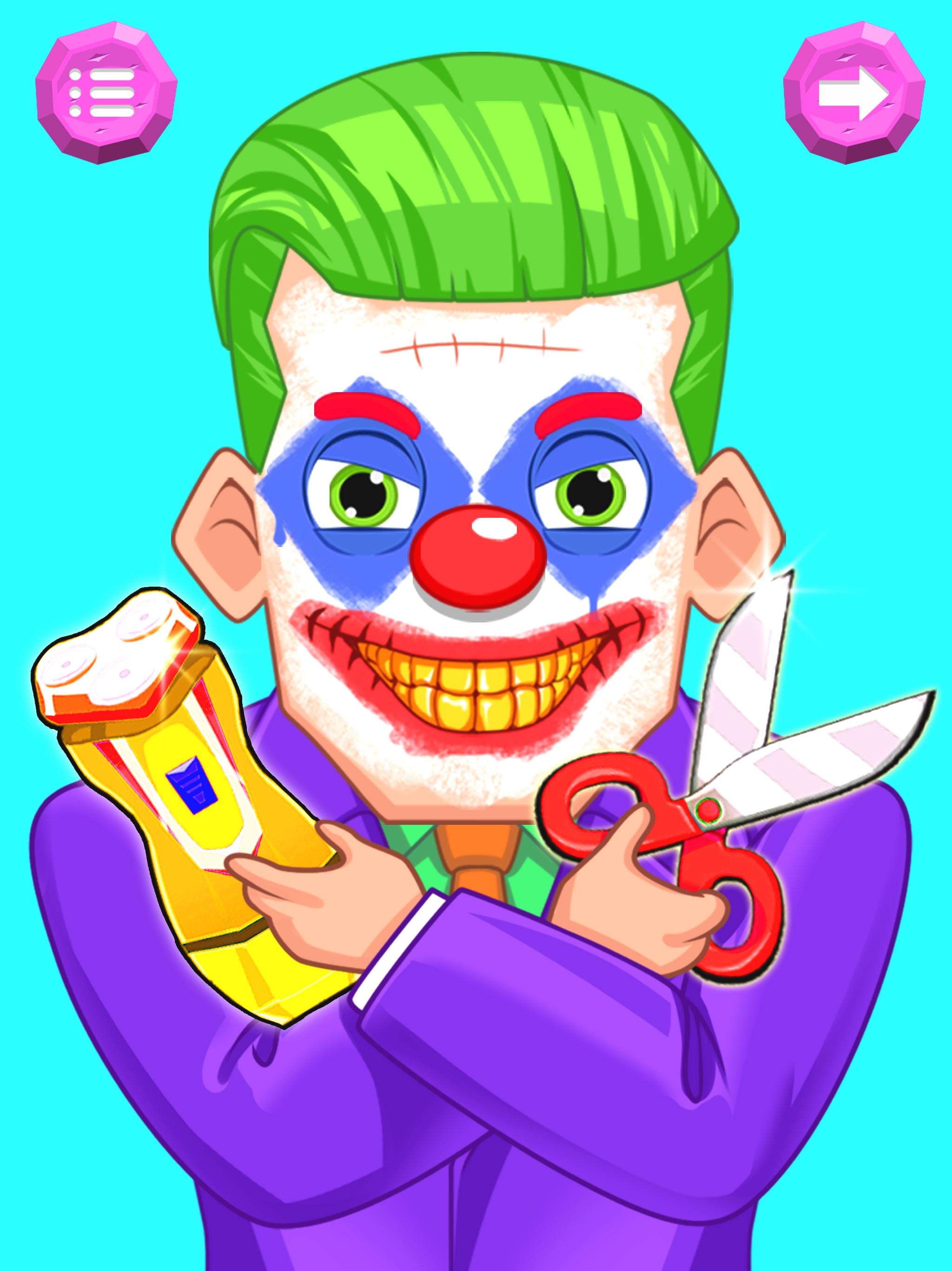 اسکرین شات 1 بازی Superhero Shave: Shaving Games
