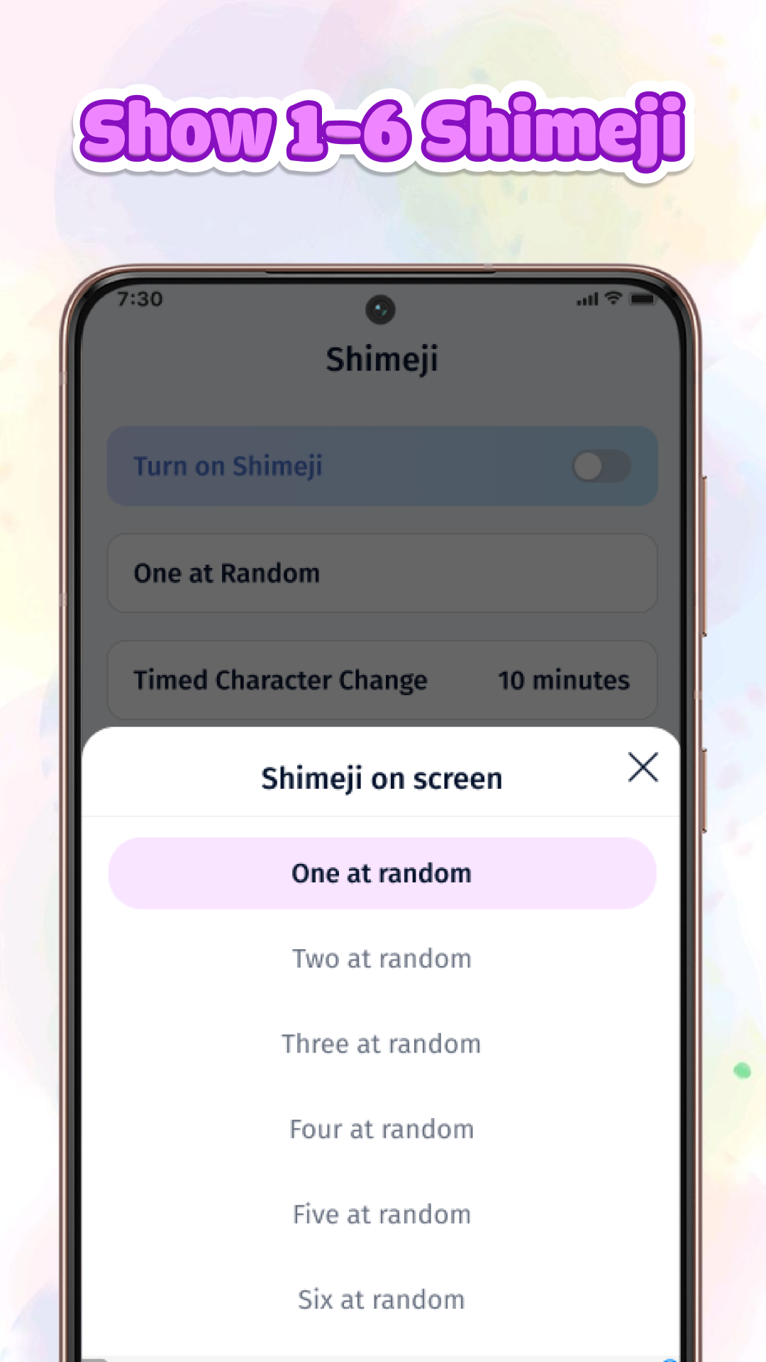 اسکرین شات 5 برنامه Shimeji Pet - Pets On Screen