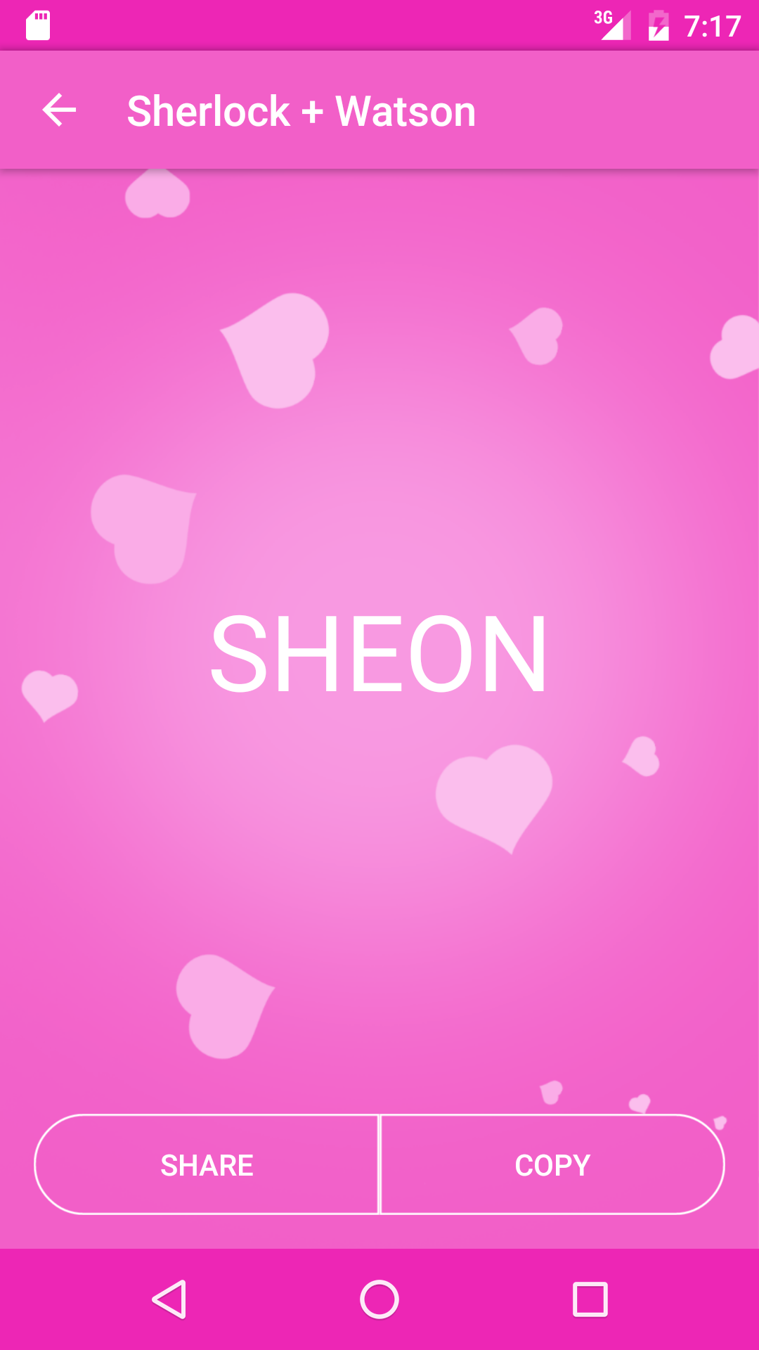 اسکرین شات 3 بازی Fandom Ship Names Generator