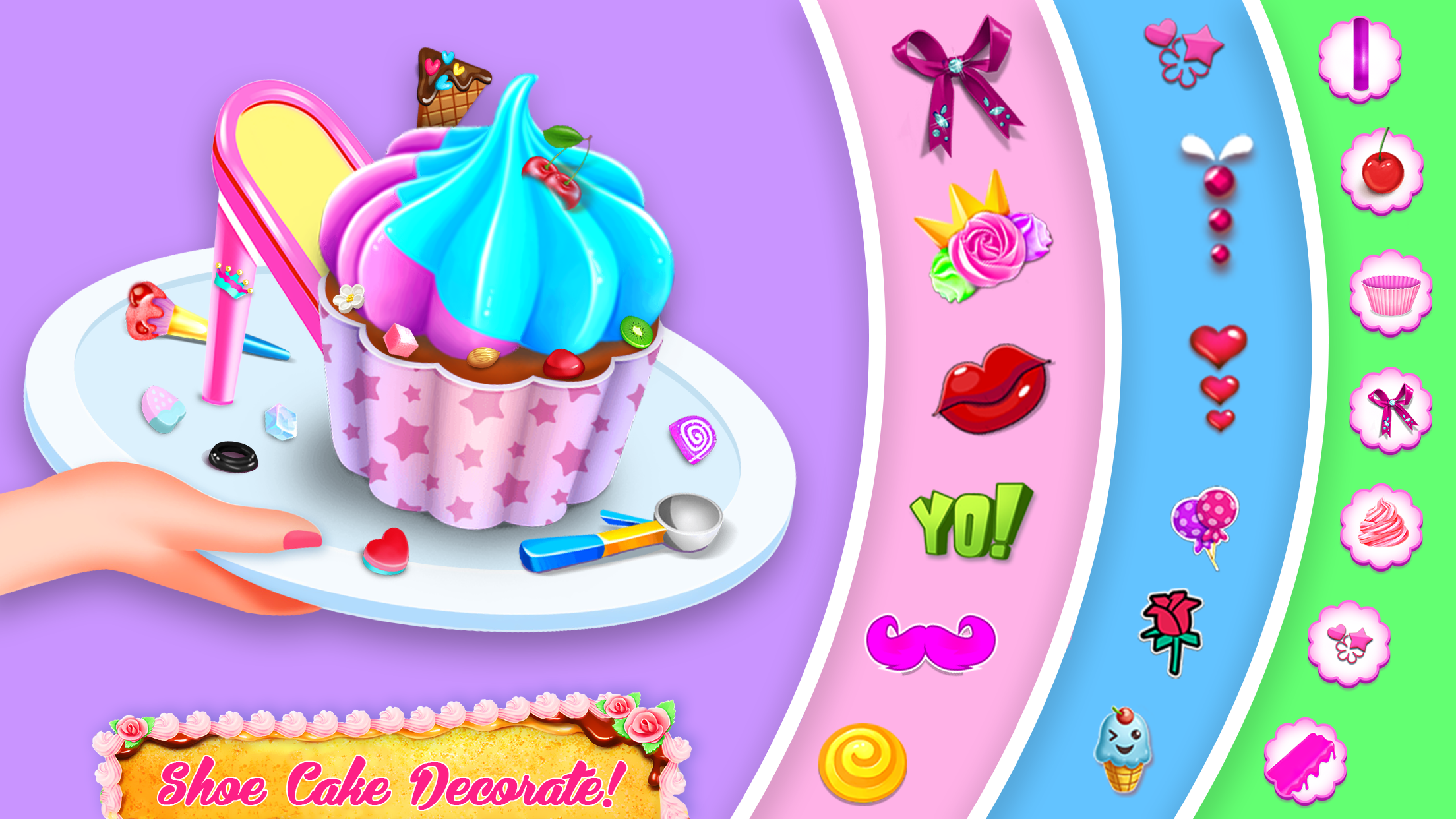 اسکرین شات 2 بازی Shoe Cake Maker - Cooking game