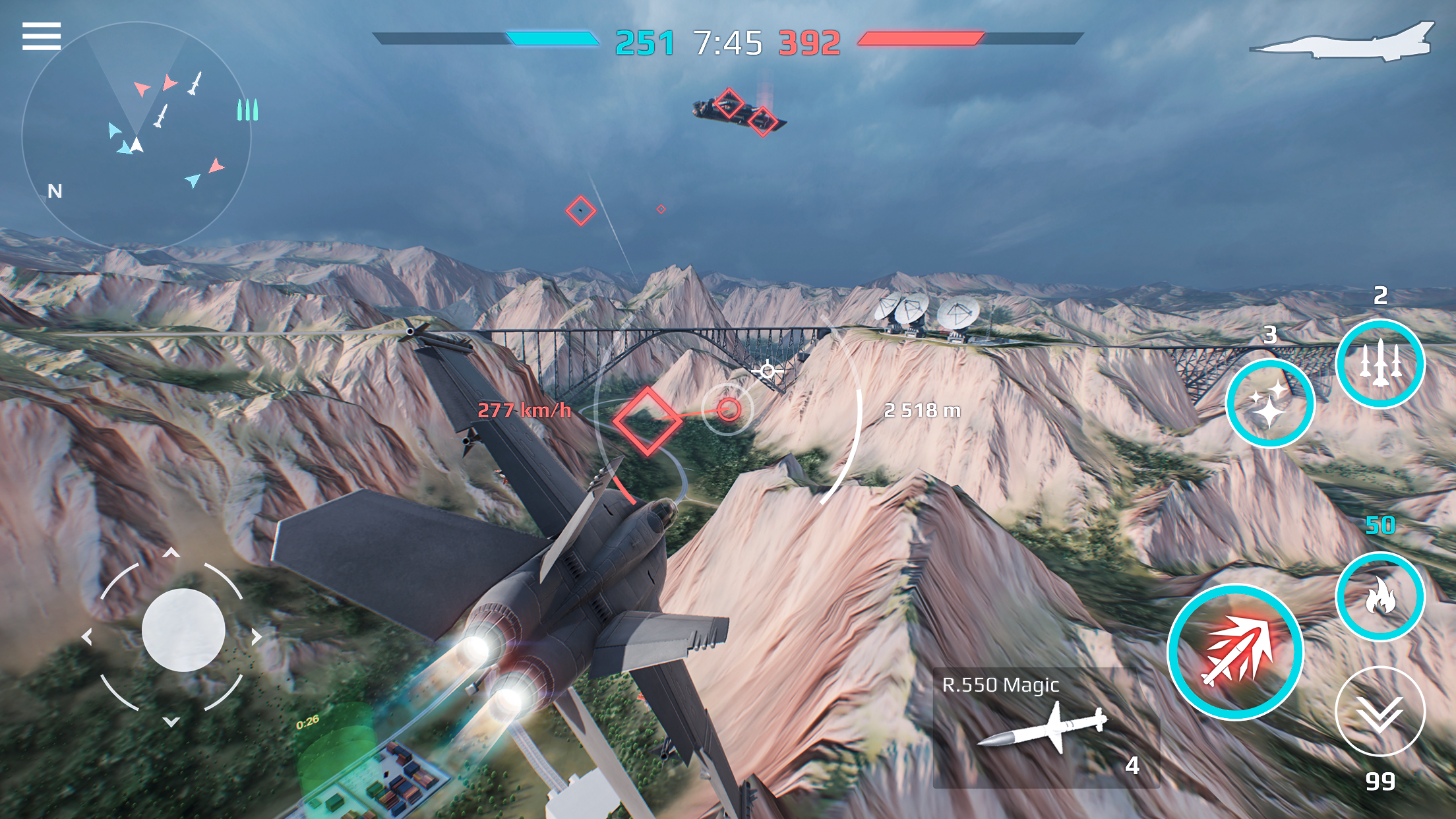 اسکرین شات 2 بازی Sky Combat: War Planes Online