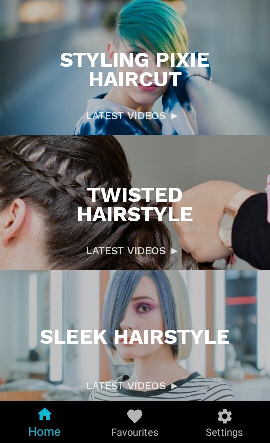 اسکرین شات 6 برنامه Short Hair Face Shape Guide