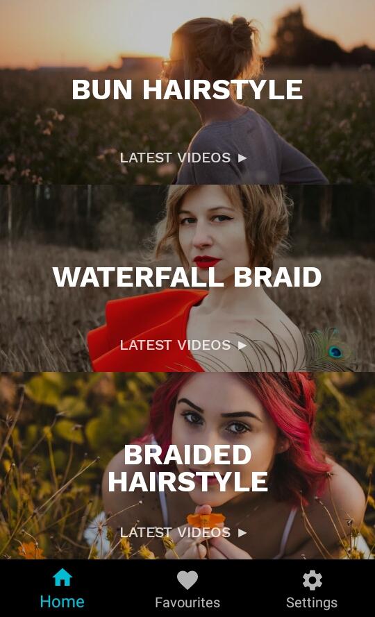 اسکرین شات 1 برنامه Short Hair Face Shape Guide