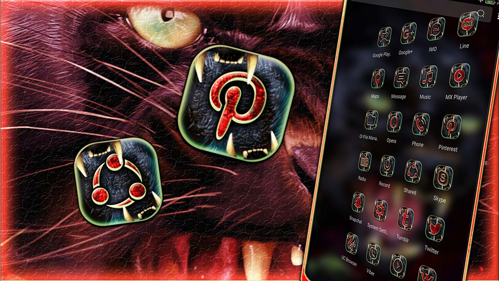 اسکرین شات 3 برنامه Angry Black Panther Theme