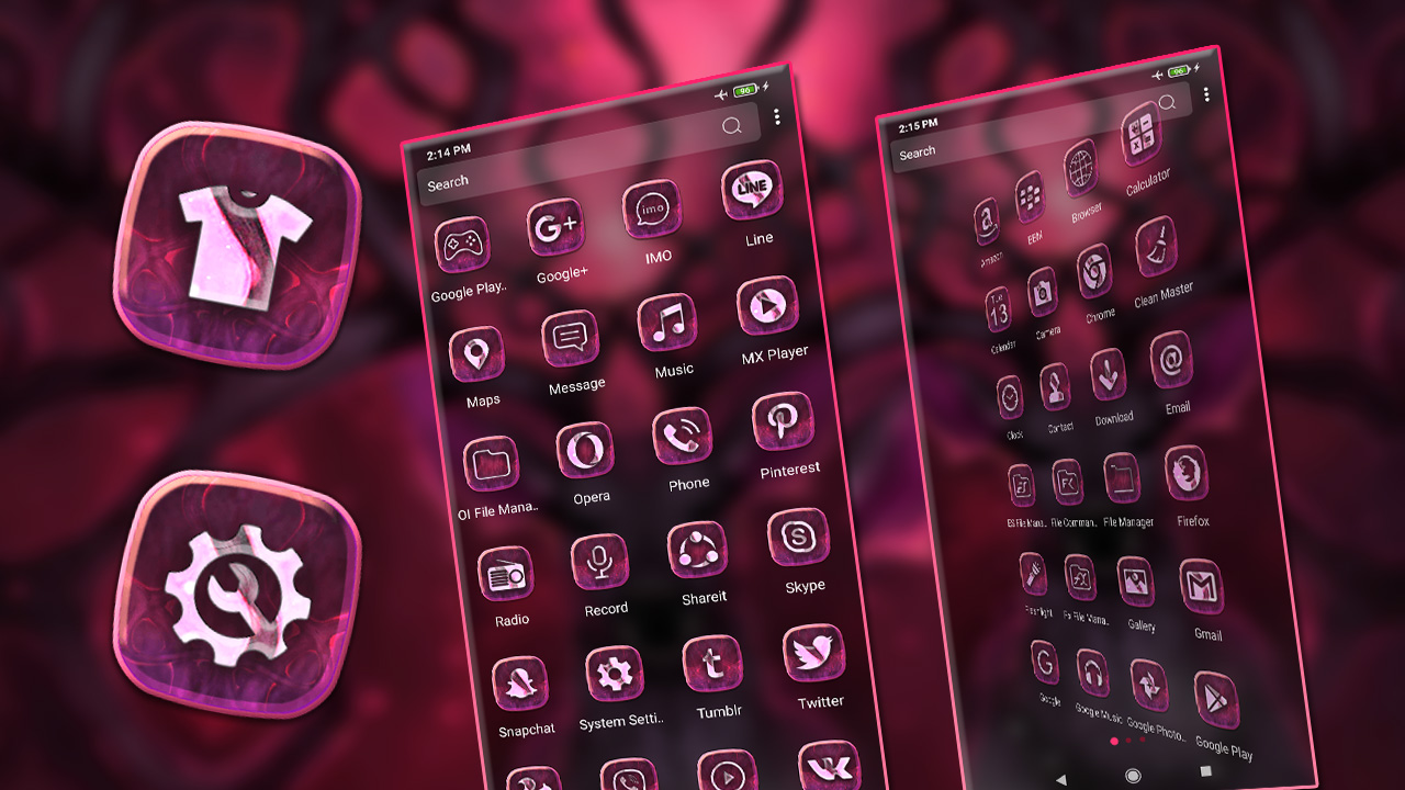 اسکرین شات 2 برنامه Deer King Theme Launcher