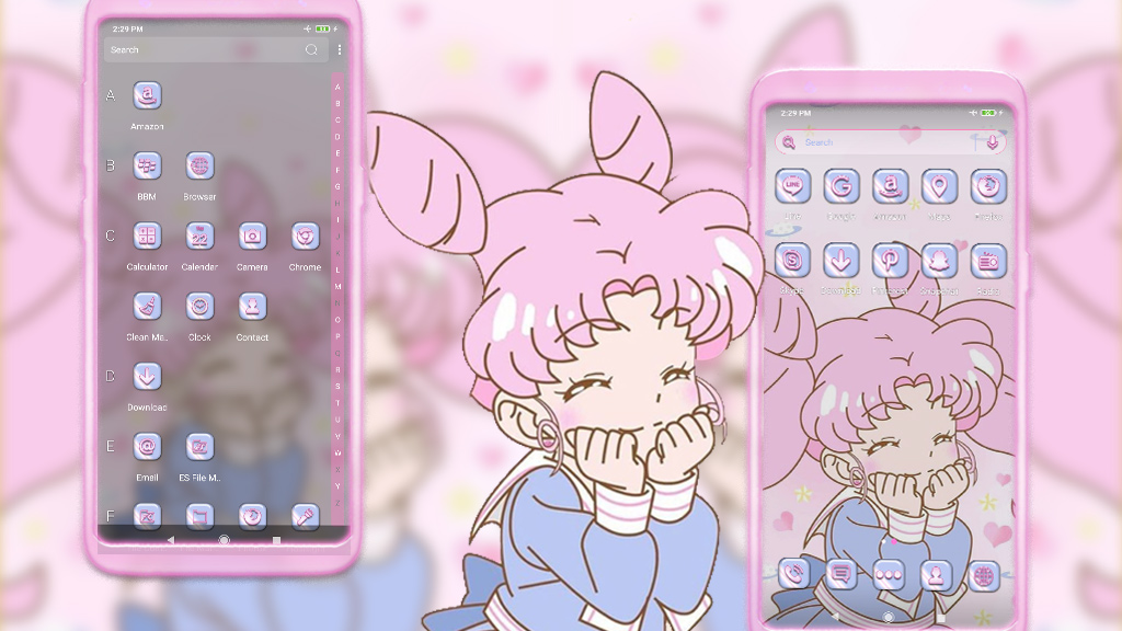 اسکرین شات 4 برنامه Kawaii Cute Girl Theme