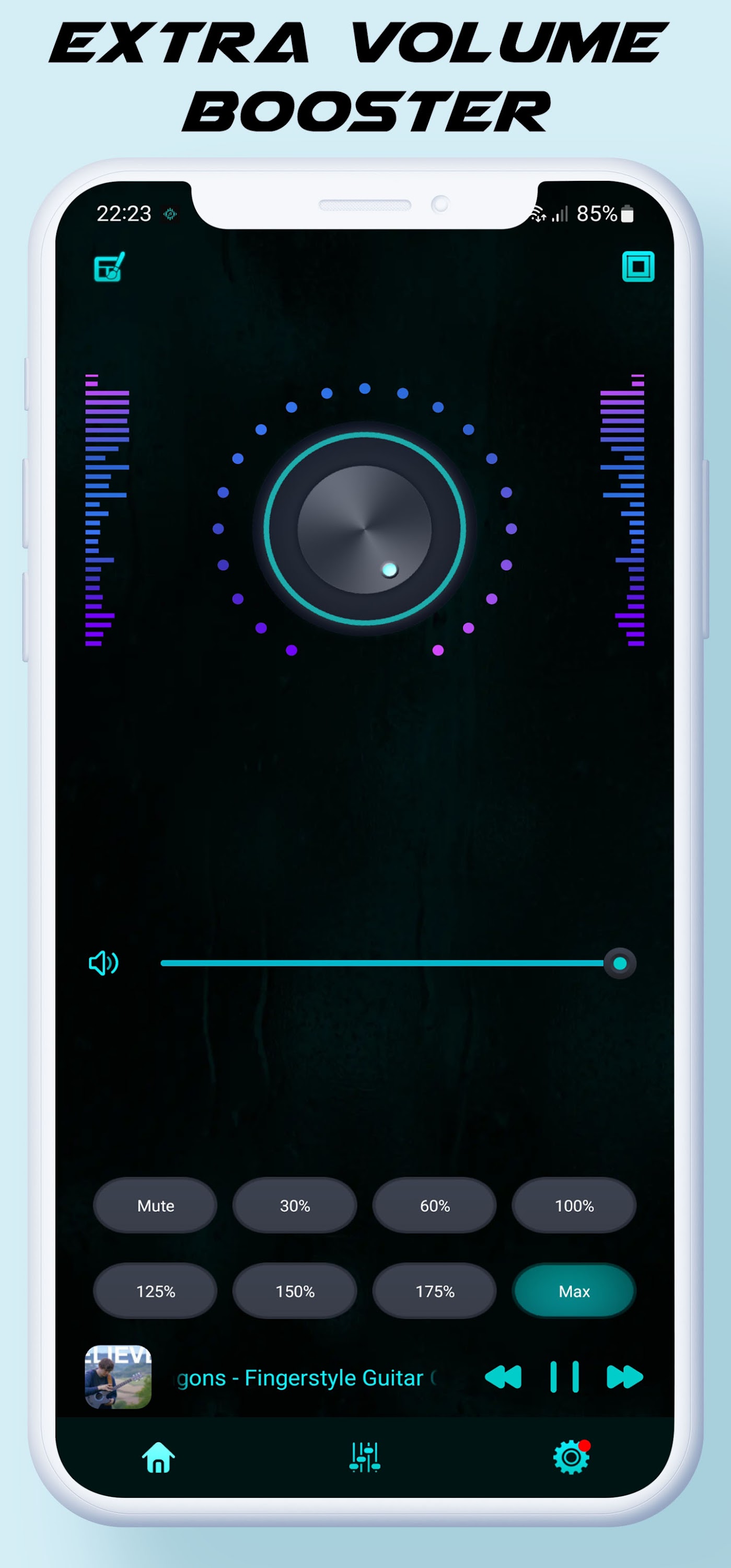 اسکرین شات 3 برنامه Bass Booster Plus