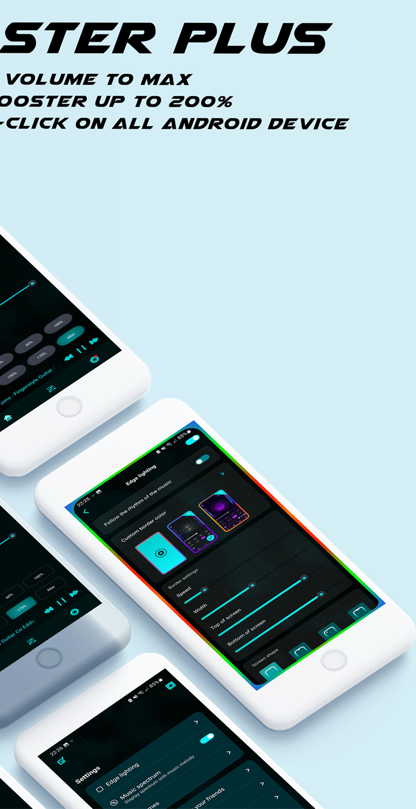 اسکرین شات 2 برنامه Bass Booster Plus