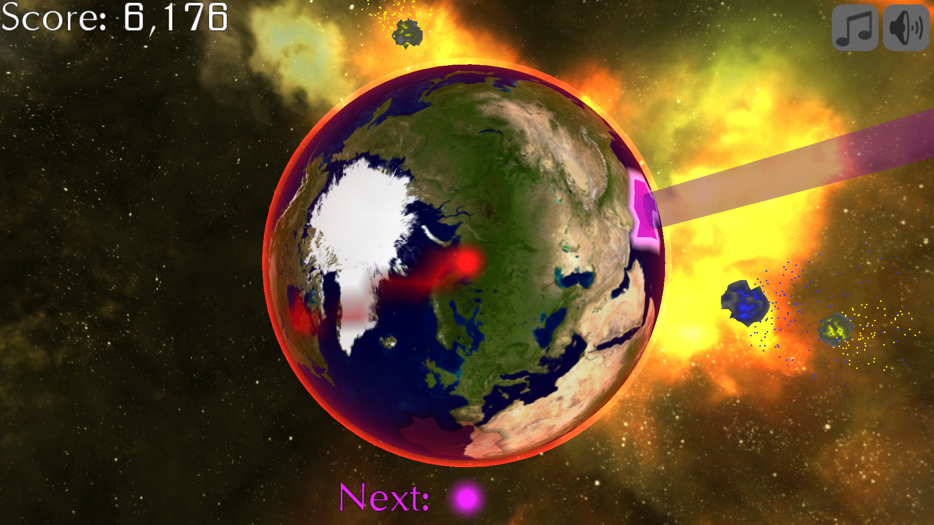 اسکرین شات 2 بازی Space Blobs