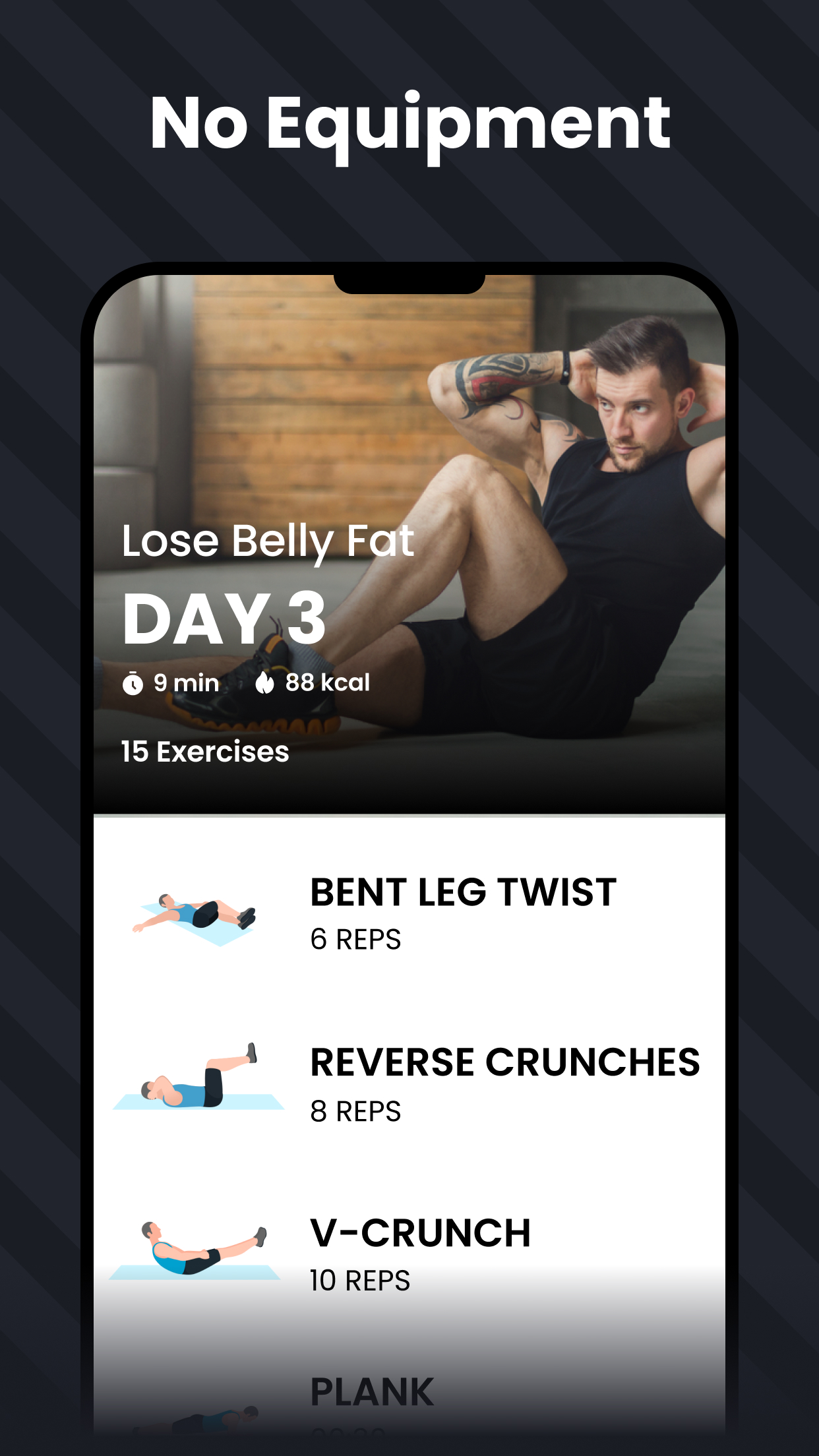 اسکرین شات 5 برنامه Six Pack in 30 Days