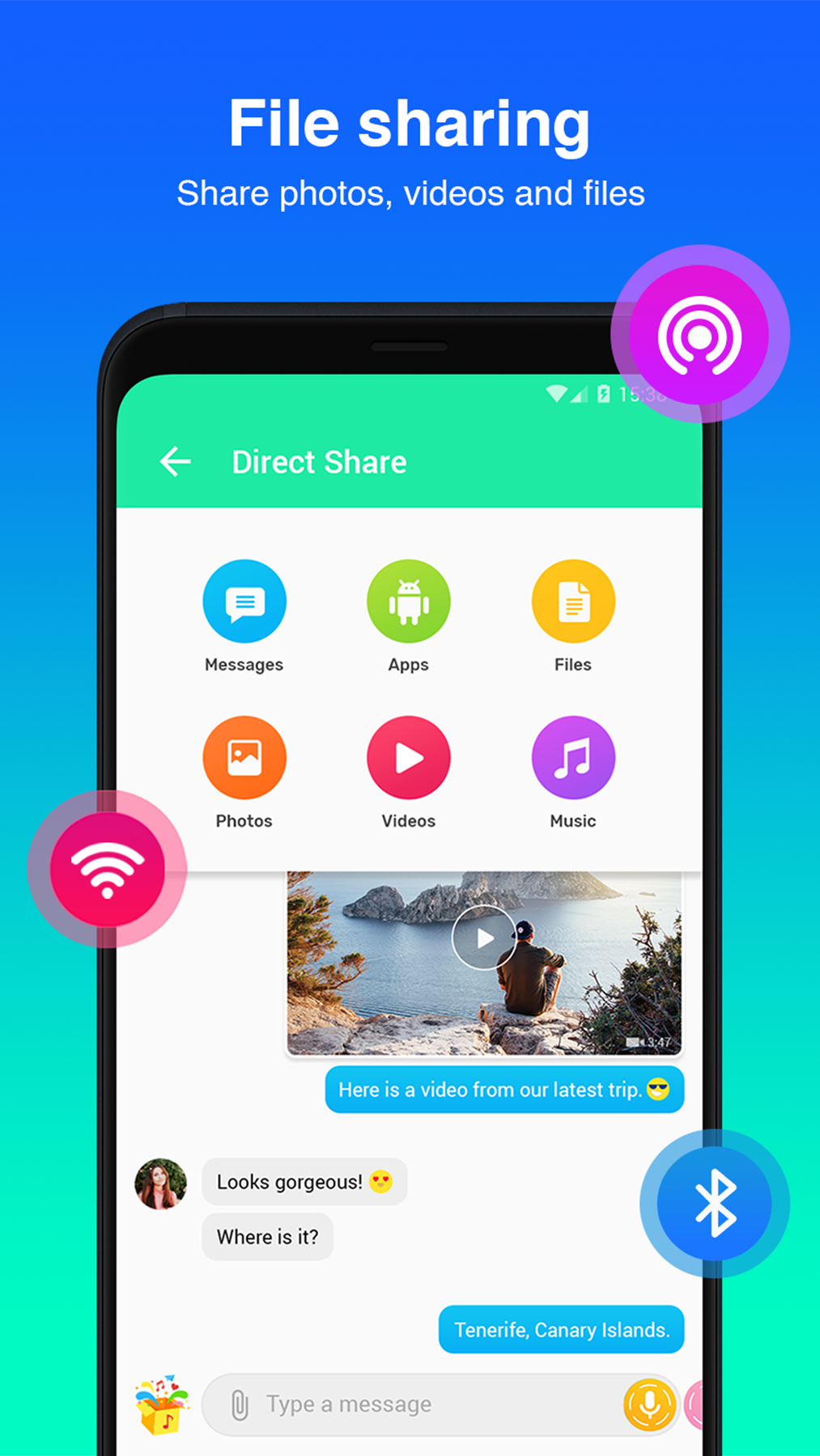 اسکرین شات 6 برنامه Mint Messenger - Messages, SMS