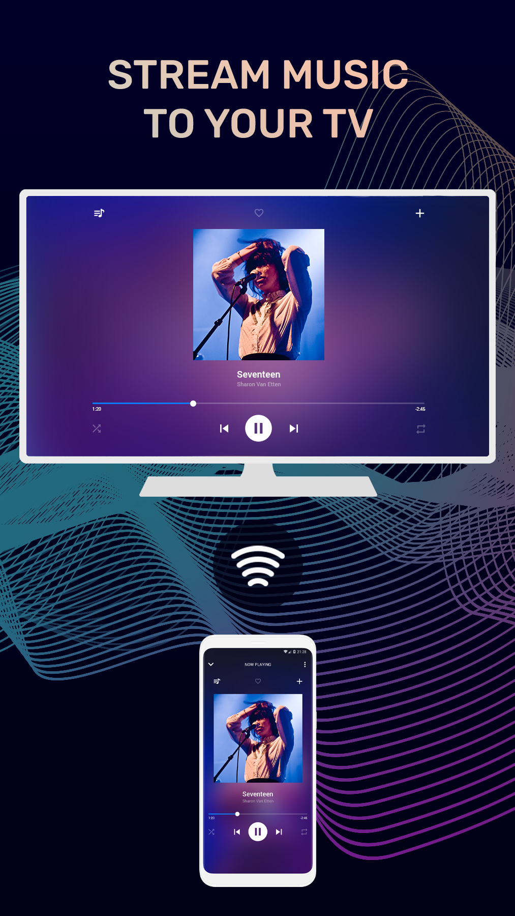 اسکرین شات 5 برنامه Music Player - MP3 & Radio