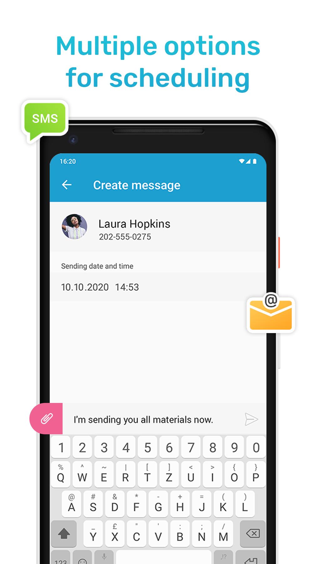 اسکرین شات 2 برنامه Messages Scheduler - Auto SMS