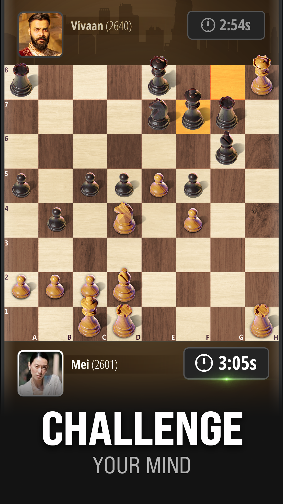 اسکرین شات 1 بازی CHESS BATTLE - Online Clash