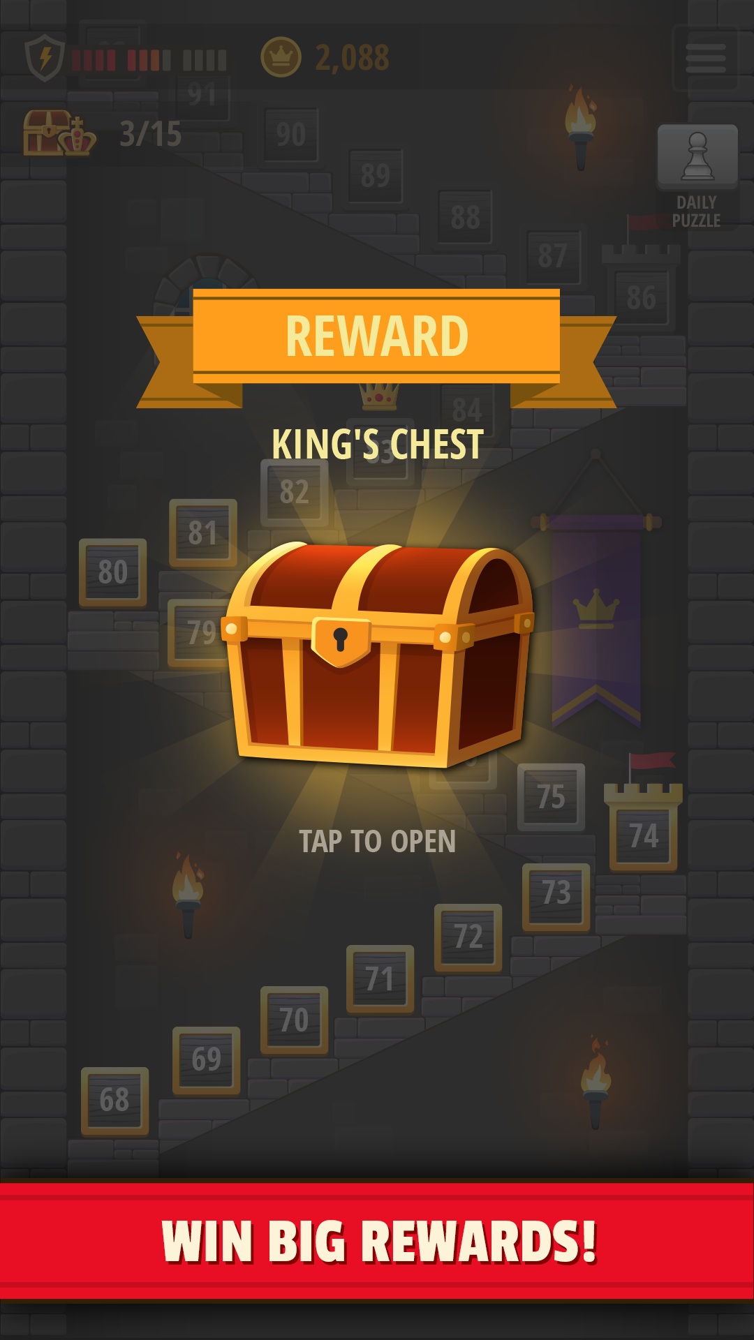 اسکرین شات 5 بازی Chess Puzzles - Board game