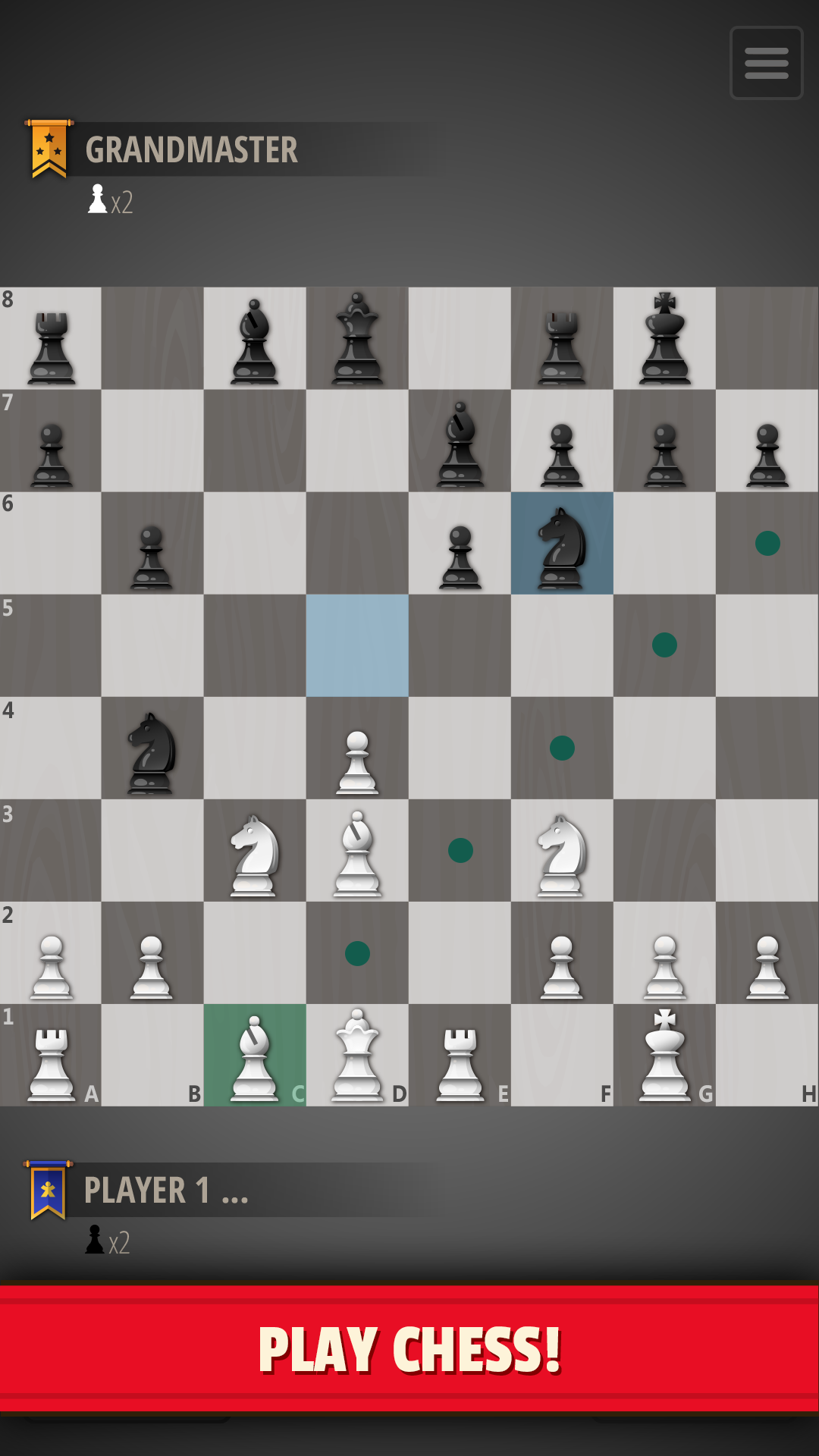 اسکرین شات 1 بازی Chess Puzzles - Board game