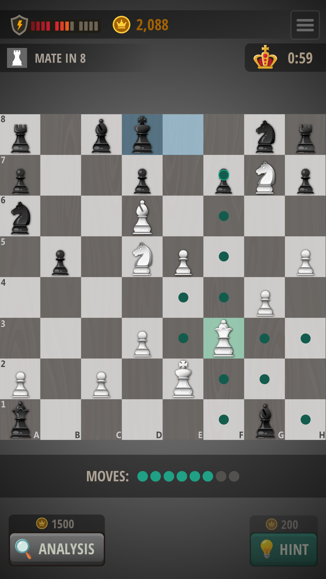 اسکرین شات 4 بازی Chess Puzzles - Board game