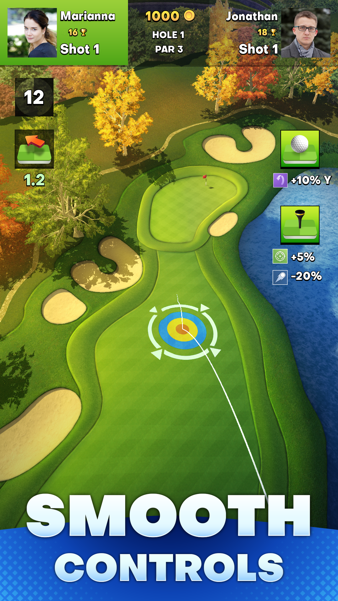 اسکرین شات 1 بازی GOLF OPEN CUP - Clash & Battle