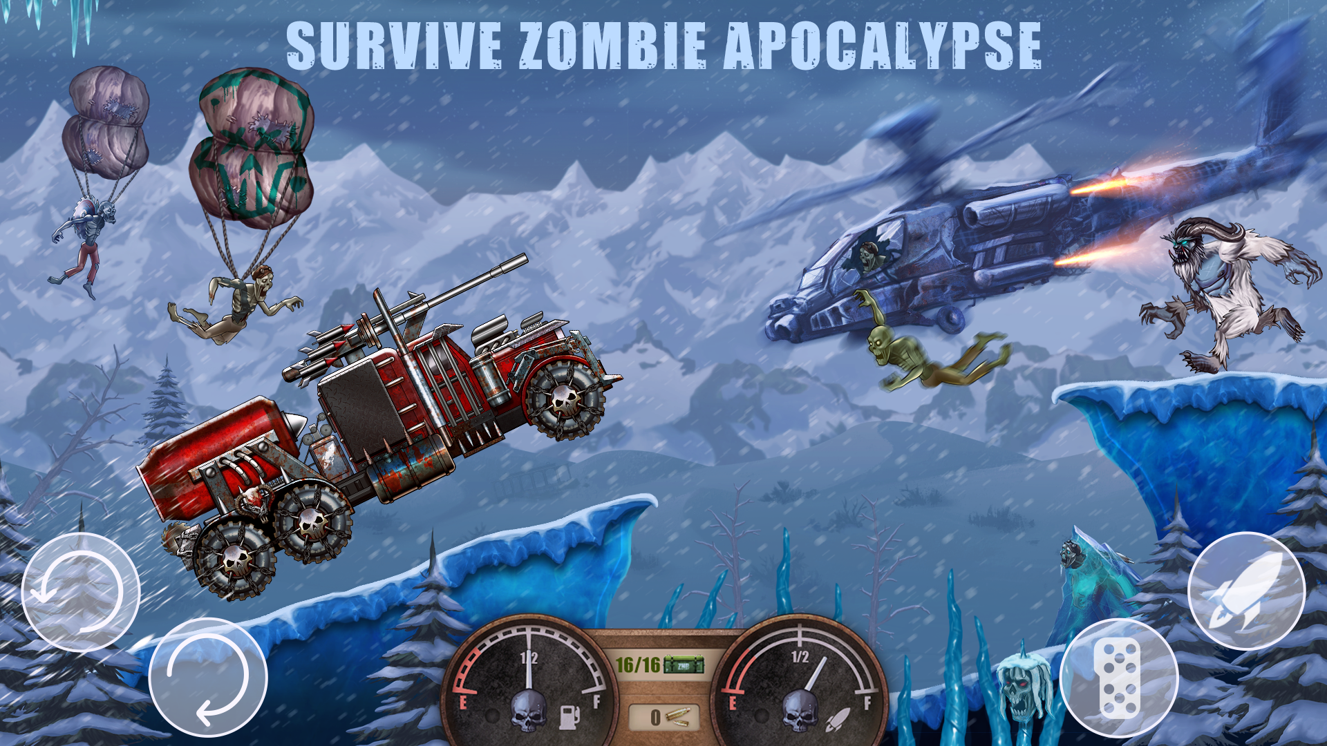 اسکرین شات 2 بازی Zombie Hill Racing: Earn Climb