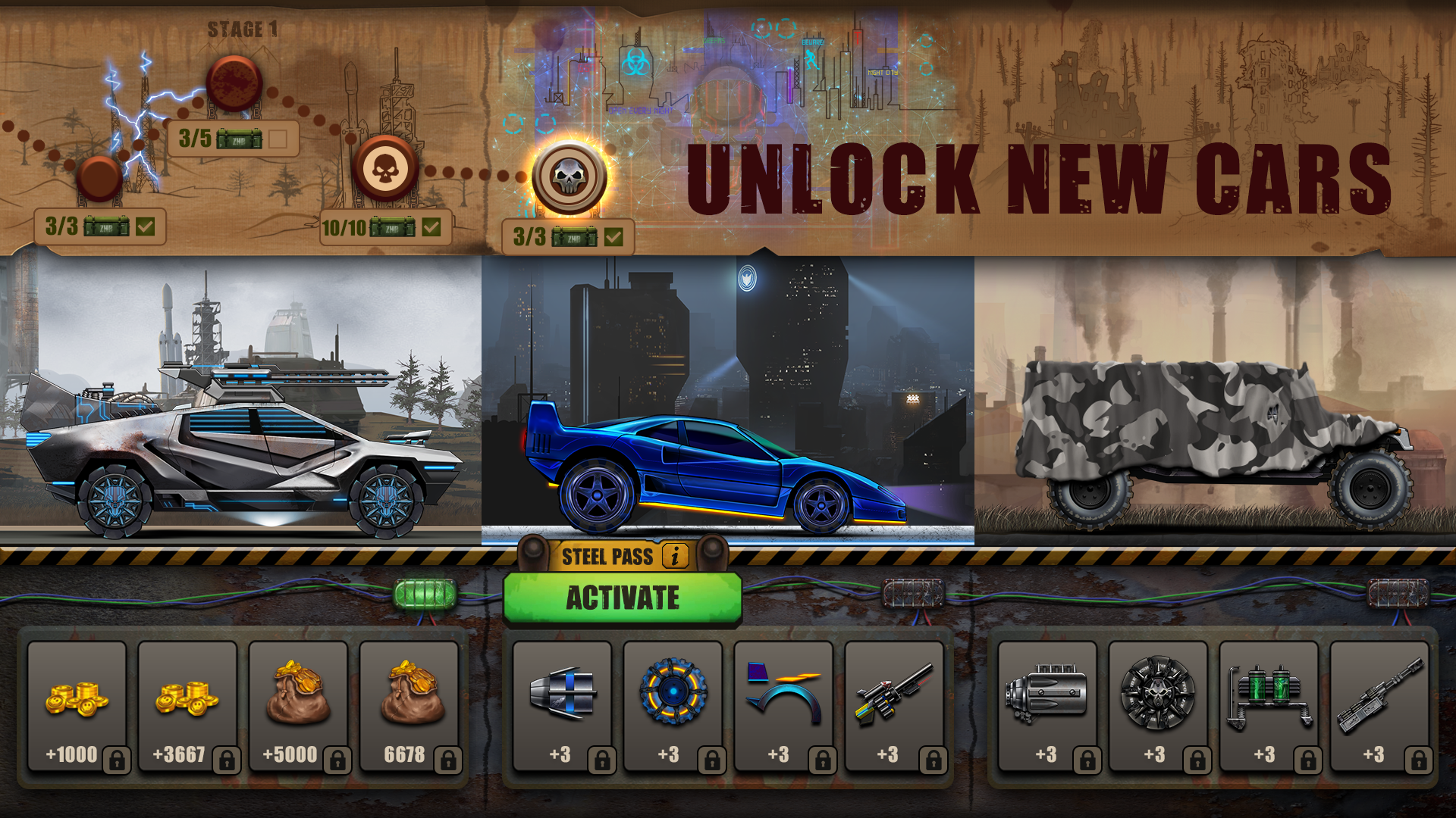 اسکرین شات 5 بازی Zombie Hill Racing: Earn Climb