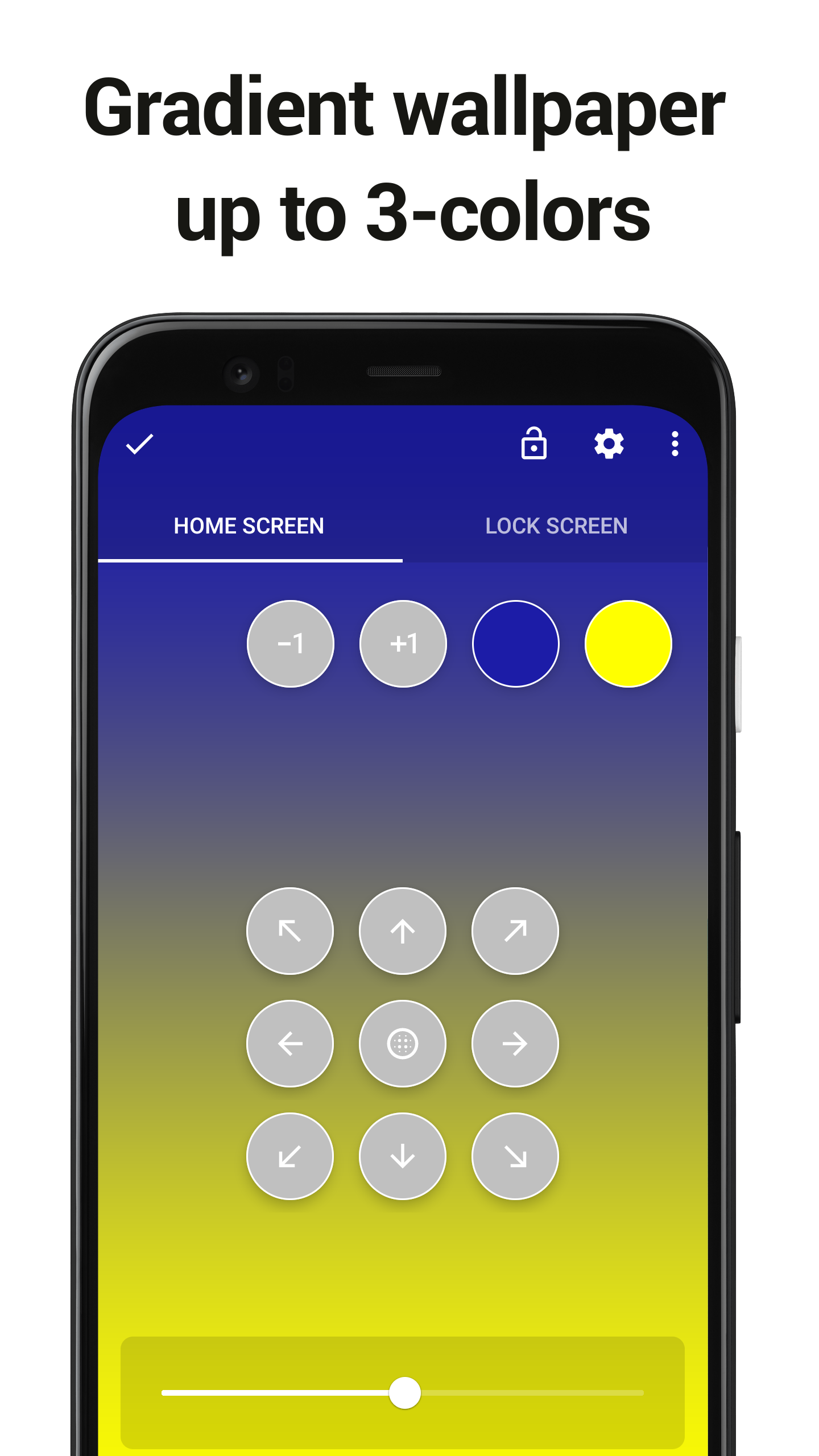 اسکرین شات 2 برنامه Colors & Gradients Wallpaper
