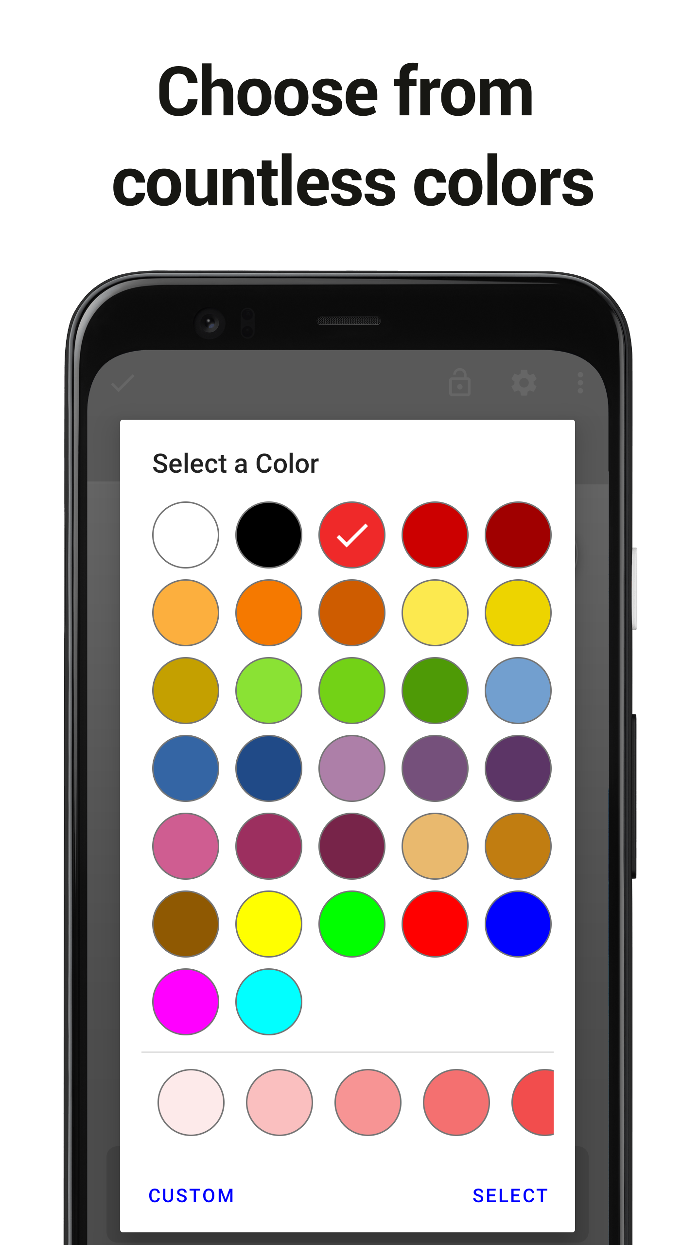 اسکرین شات 4 برنامه Colors & Gradients Wallpaper