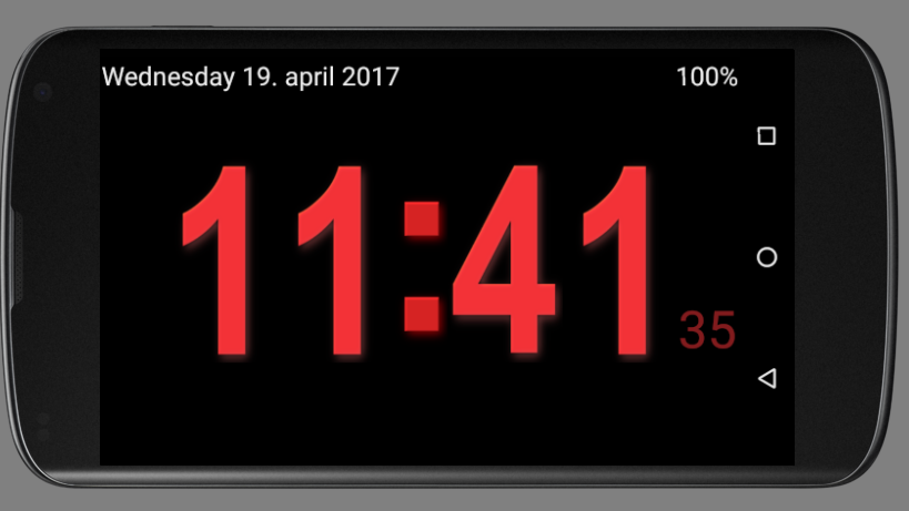 اسکرین شات 4 برنامه Night Digital Clock
