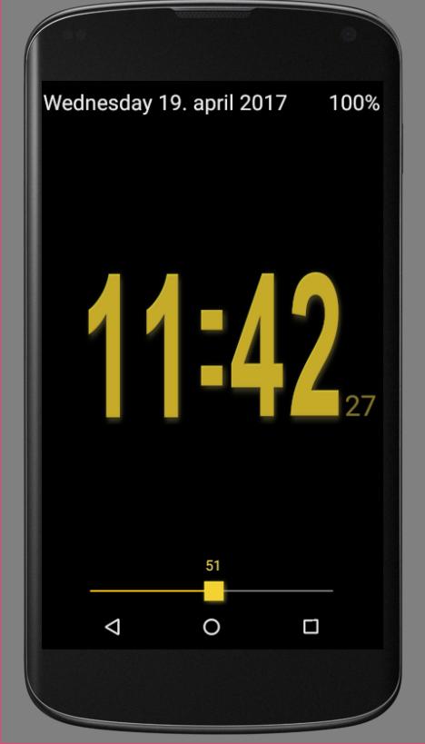 اسکرین شات 1 برنامه Night Digital Clock