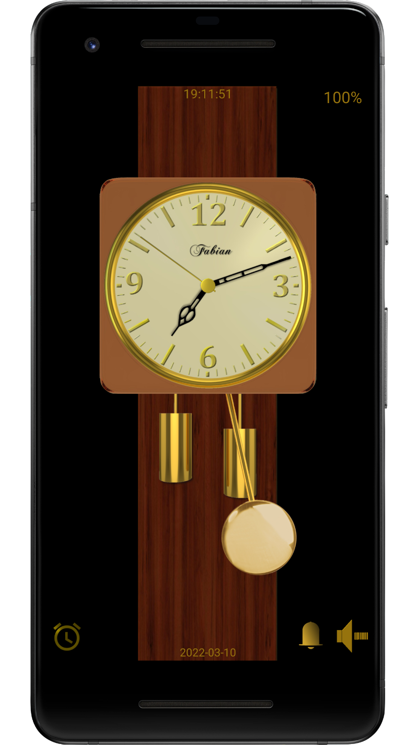 اسکرین شات 4 برنامه Modern Pendulum Wall Clock