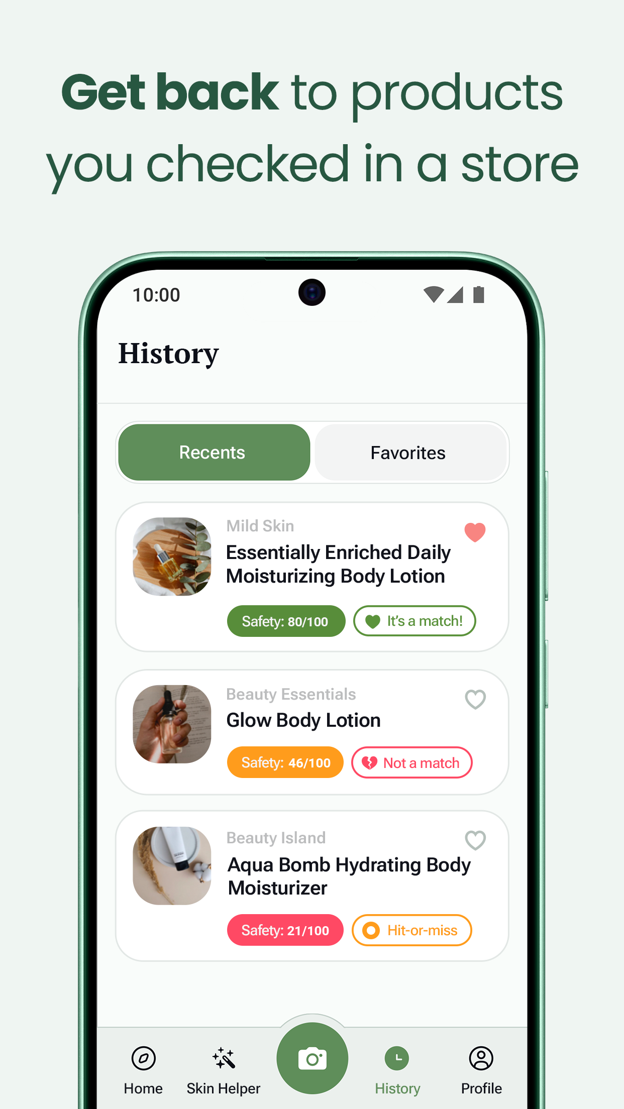 اسکرین شات 7 برنامه OnSkin - Skincare Scanner