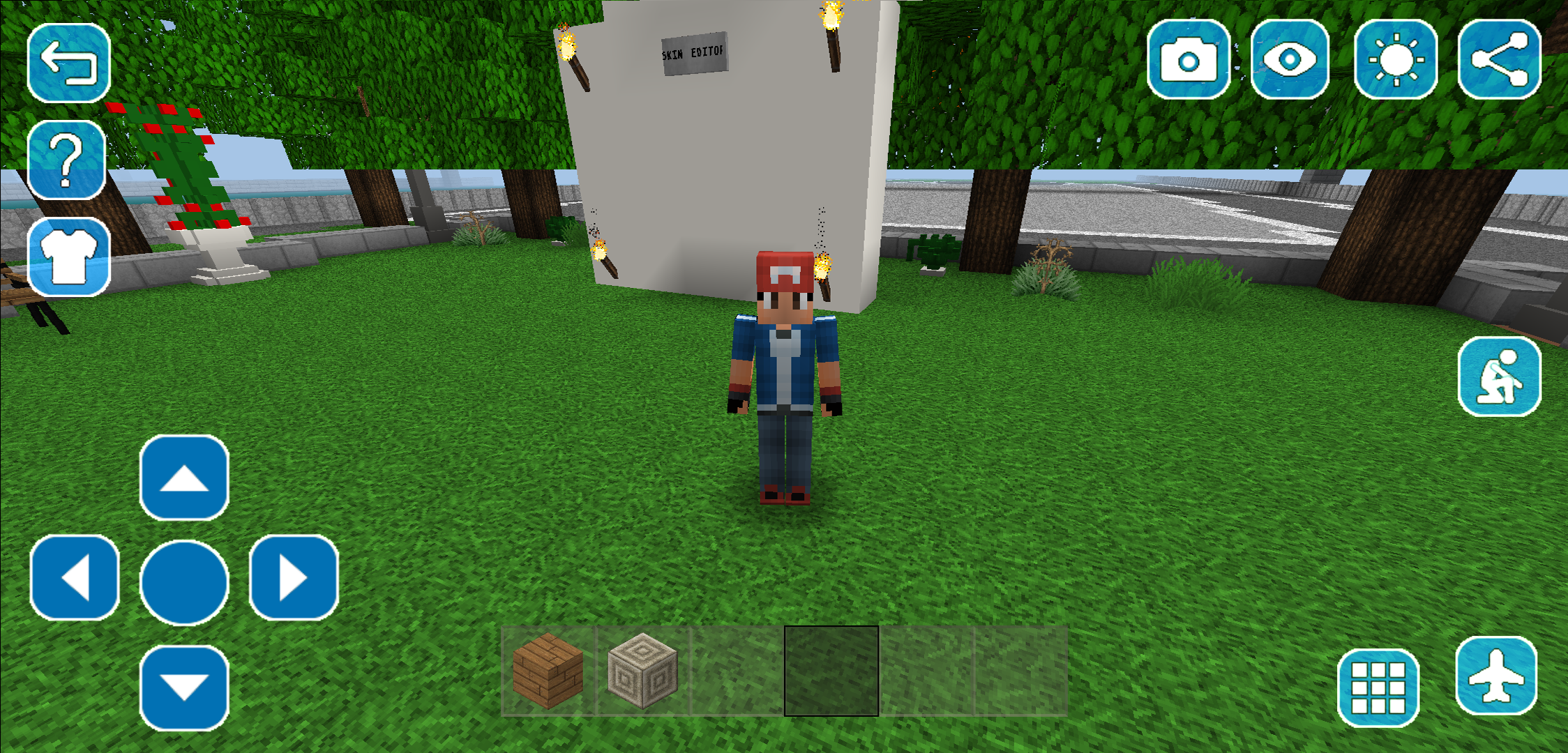 اسکرین شات 2 برنامه Skin Editor 3D for MC