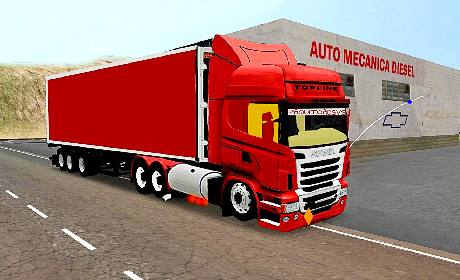 اسکرین شات برنامه SKINS GRAND TRUCK SIMULATOR 2