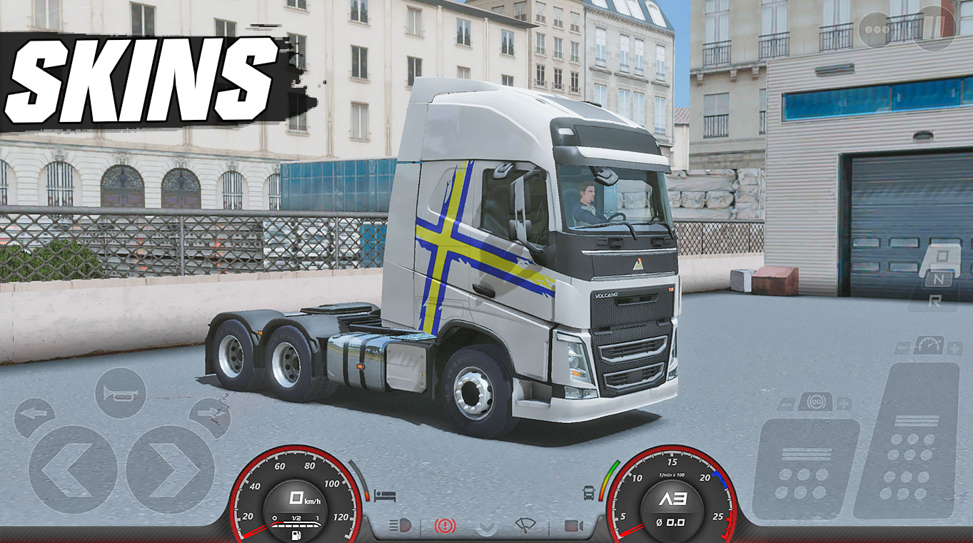 اسکرین شات 2 برنامه Skins Truckers of Europe 3