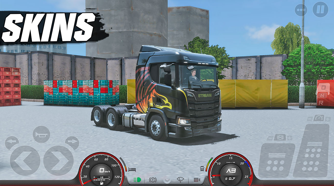 اسکرین شات 1 برنامه Skins Truckers of Europe 3