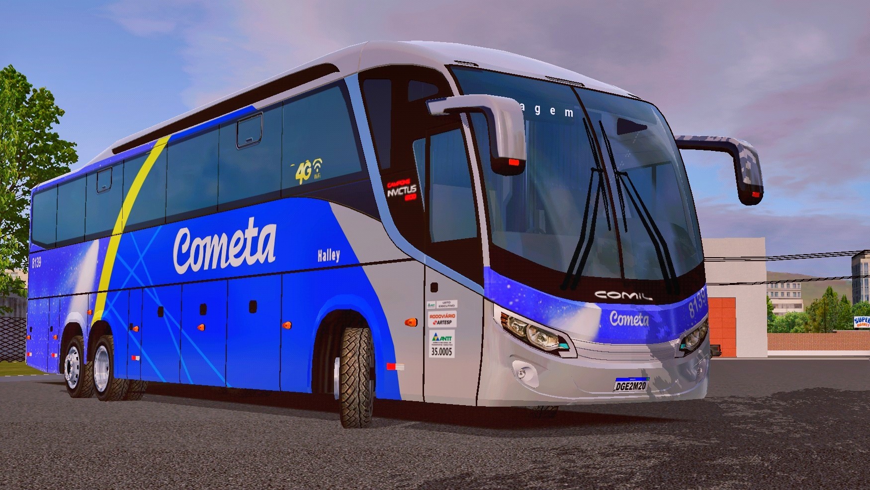 اسکرین شات 1 برنامه Skins World Bus Simulator WBDS